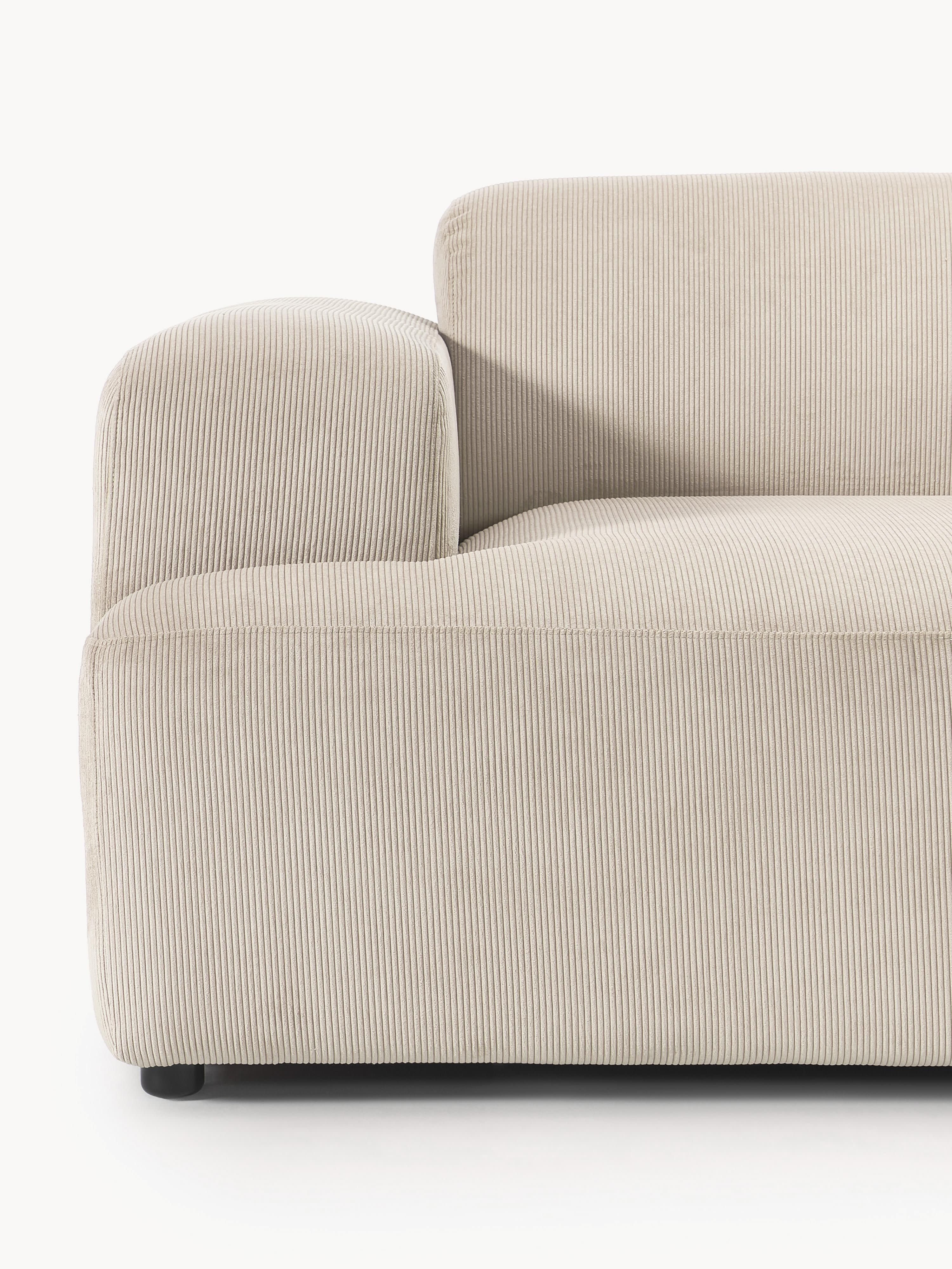 Cord-Sofa Melva (3-Sitzer)