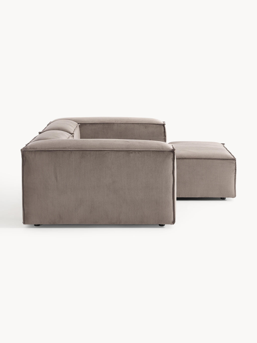 Modulares Ecksofa Lennon (2-Sitzer) aus Cord