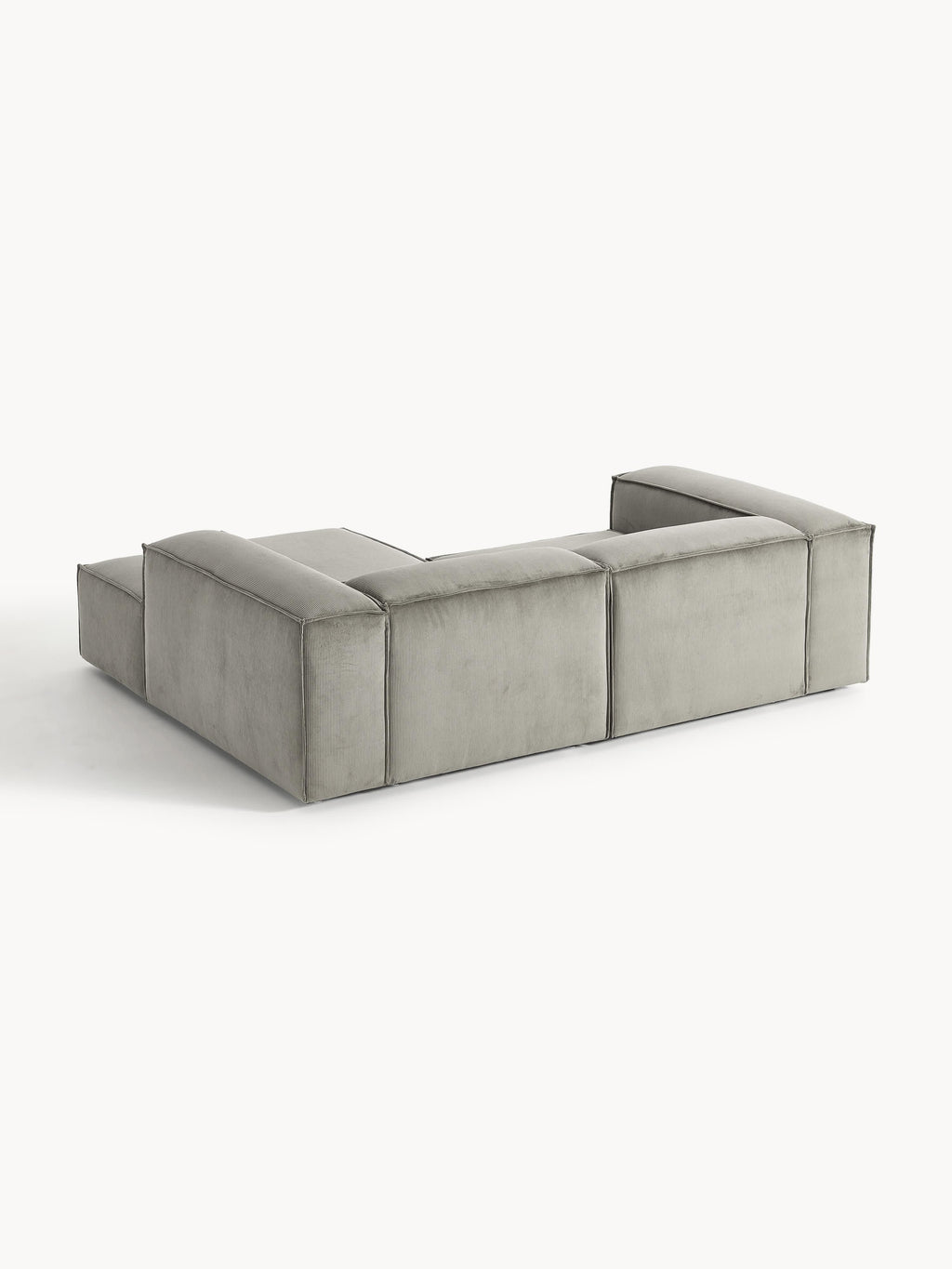 Modulares Ecksofa Lennon (2-Sitzer) aus Cord