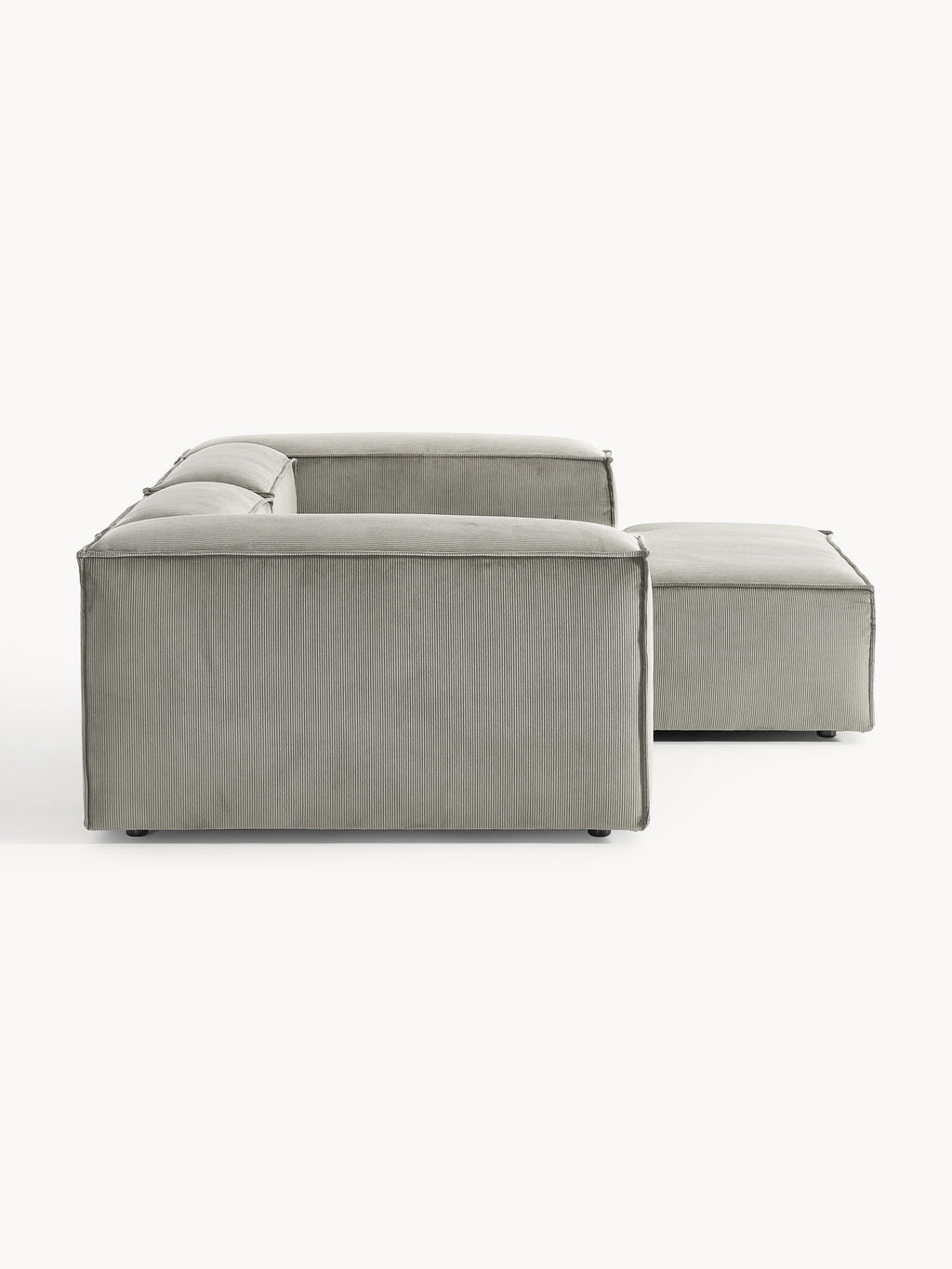 Modulares Ecksofa Lennon (2-Sitzer) aus Cord