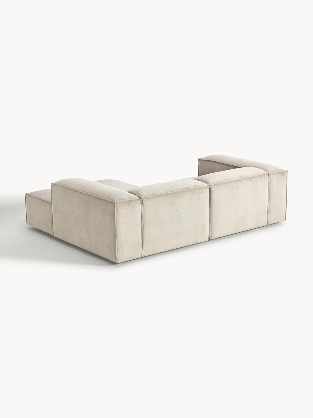 Modulares Ecksofa Lennon (2-Sitzer) aus Cord