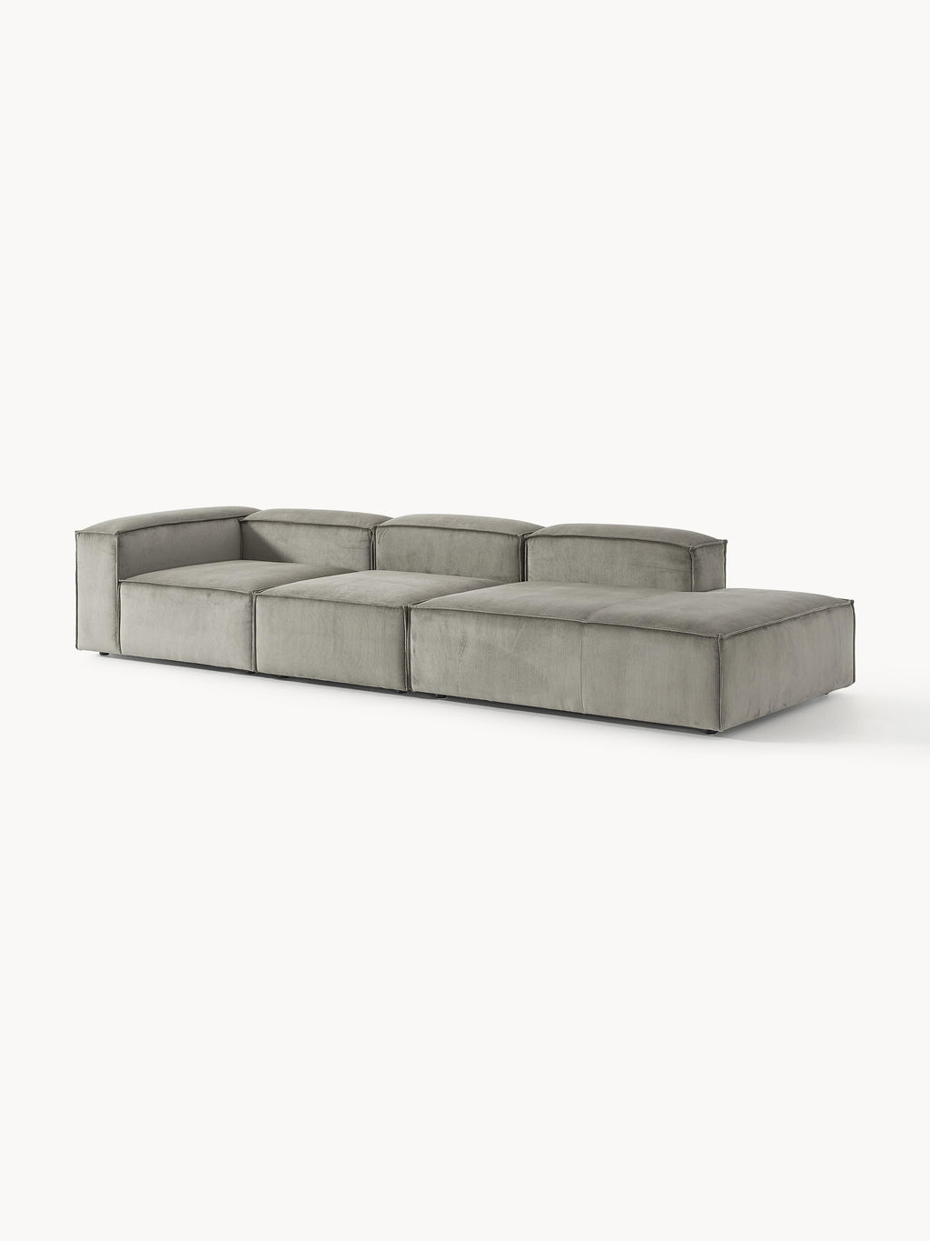 Modulare XL-Ottomane Lennon aus Cord