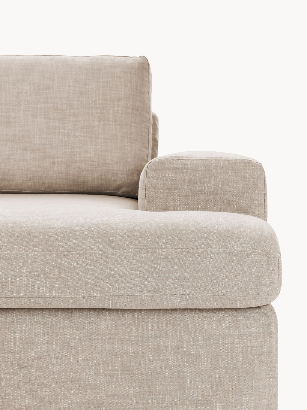 Modulares Sofa Russell (3-Sitzer) mit abnehmbaren Bezügen