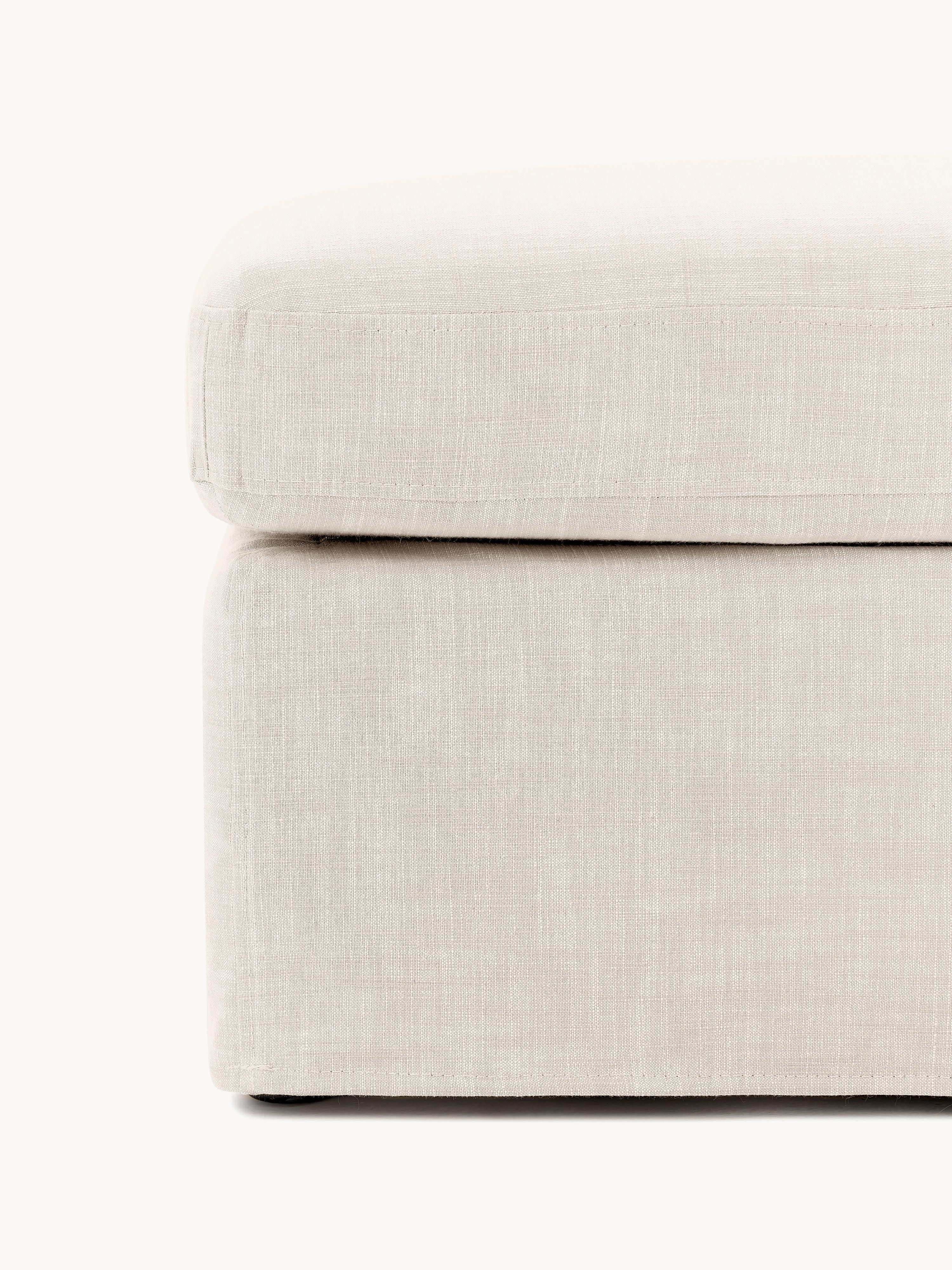 Sofa-Hocker Russell mit abnehmbaren Bezügen