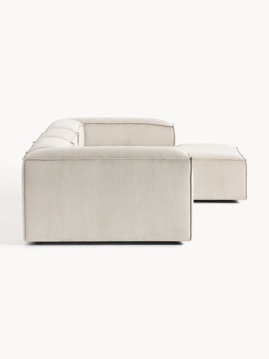 Modulares Ecksofa Lennon (4-Sitzer) aus Cord