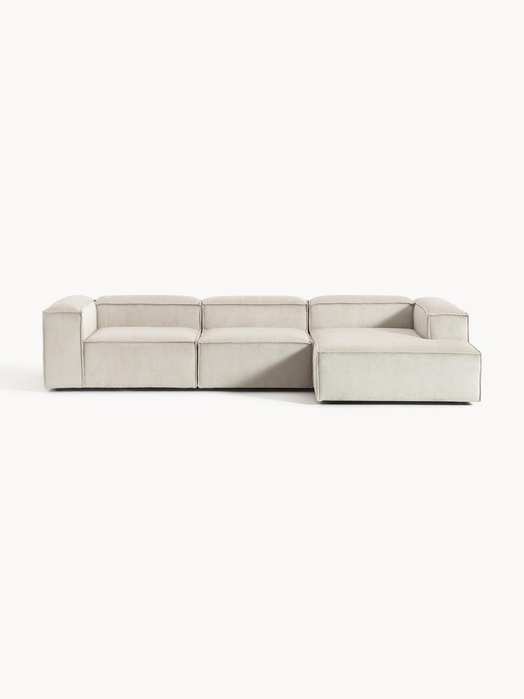 Galeriebild 1 - Modulares Ecksofa Lennon (4-Sitzer) aus Cord