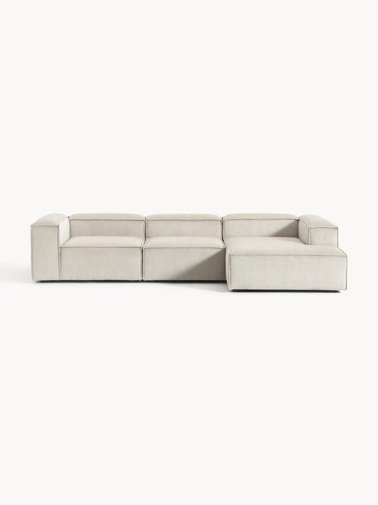 Galeriebild 1 - Modulares Ecksofa Lennon (4-Sitzer) aus Cord
