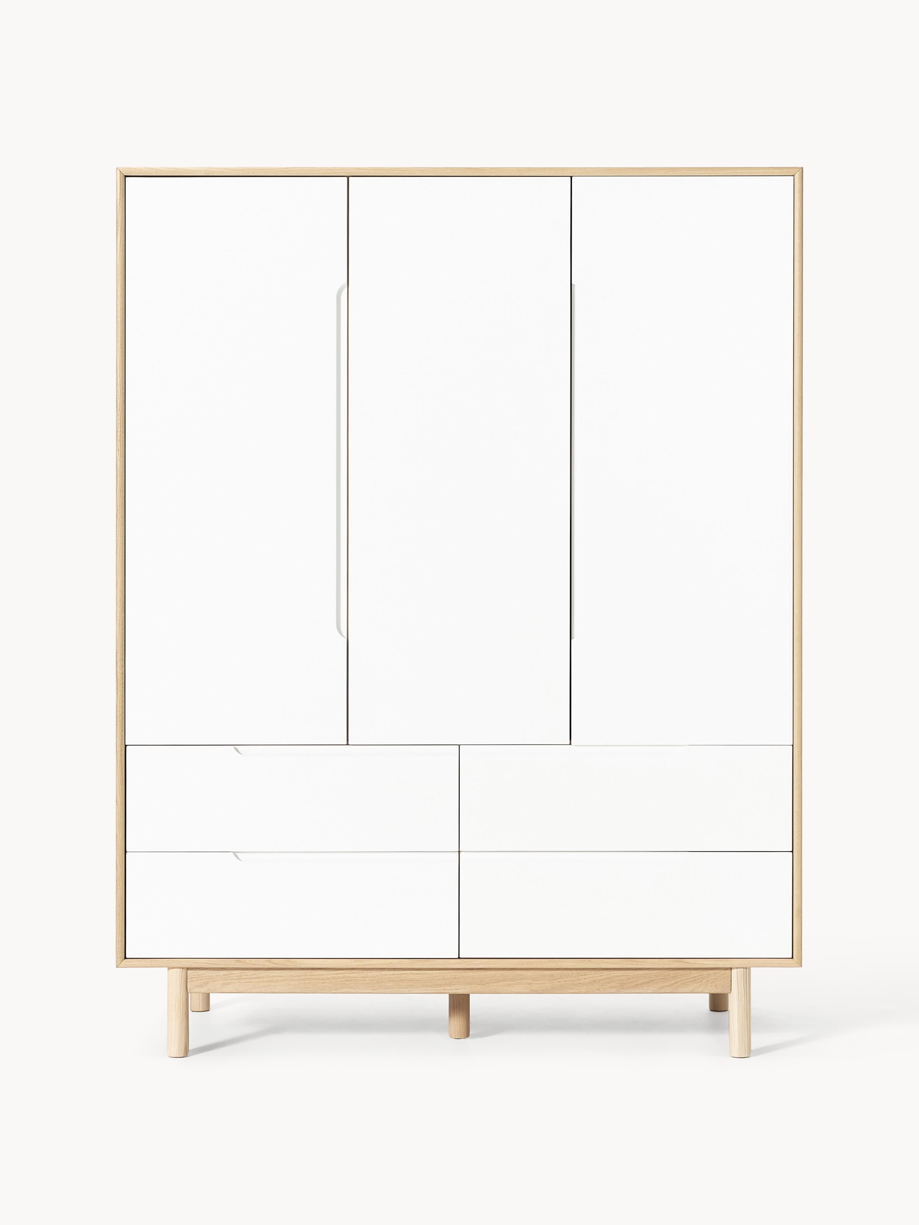 Kleiderschrank Cassy, 3-türig