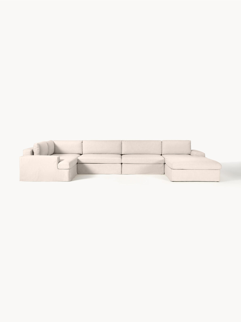 Modulares XL Sofa Russell mit abnehmbaren Bezügen
