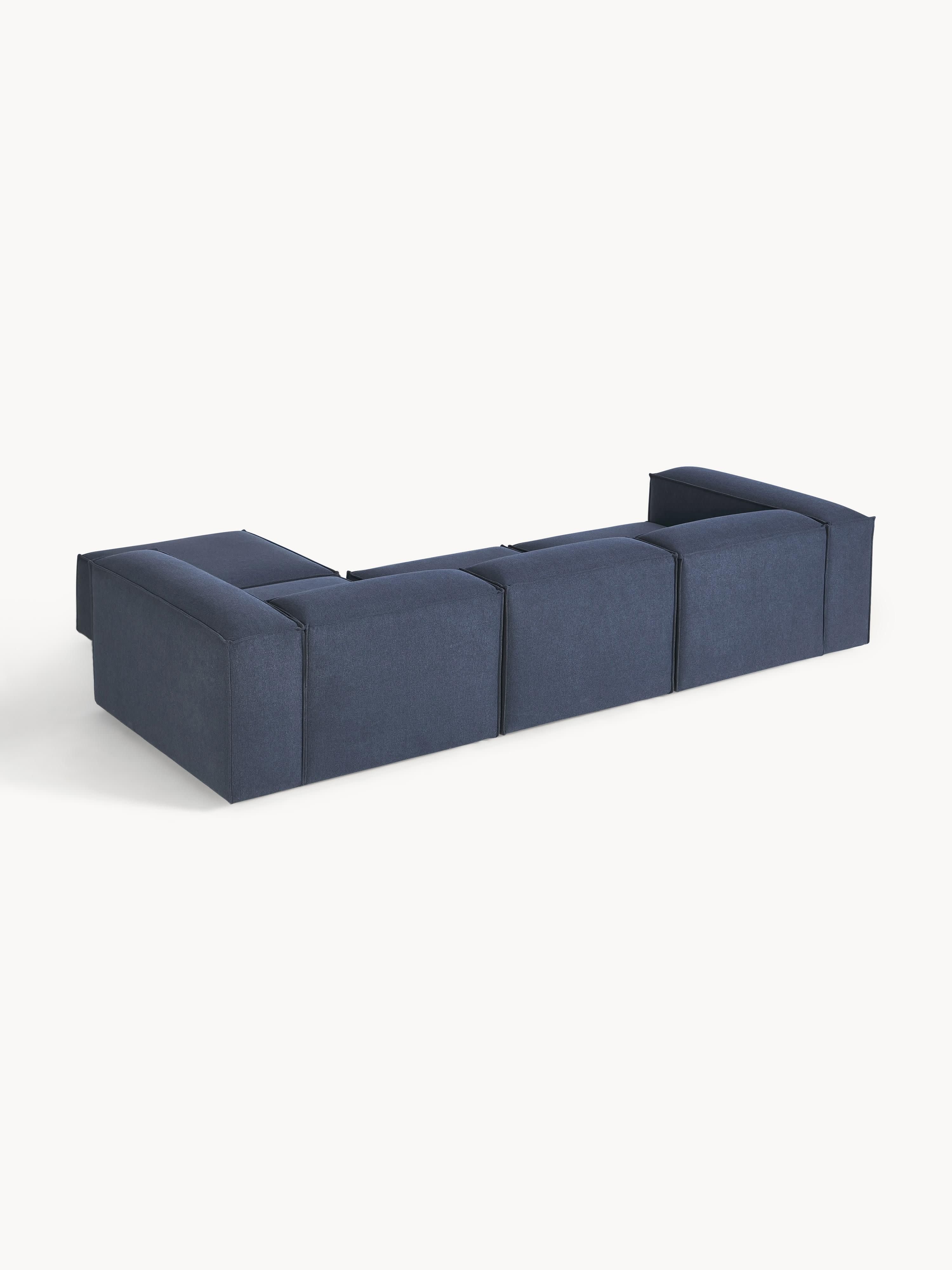 Modulares Sofa Lennon (4-Sitzer) mit Hocker (links/rechts)