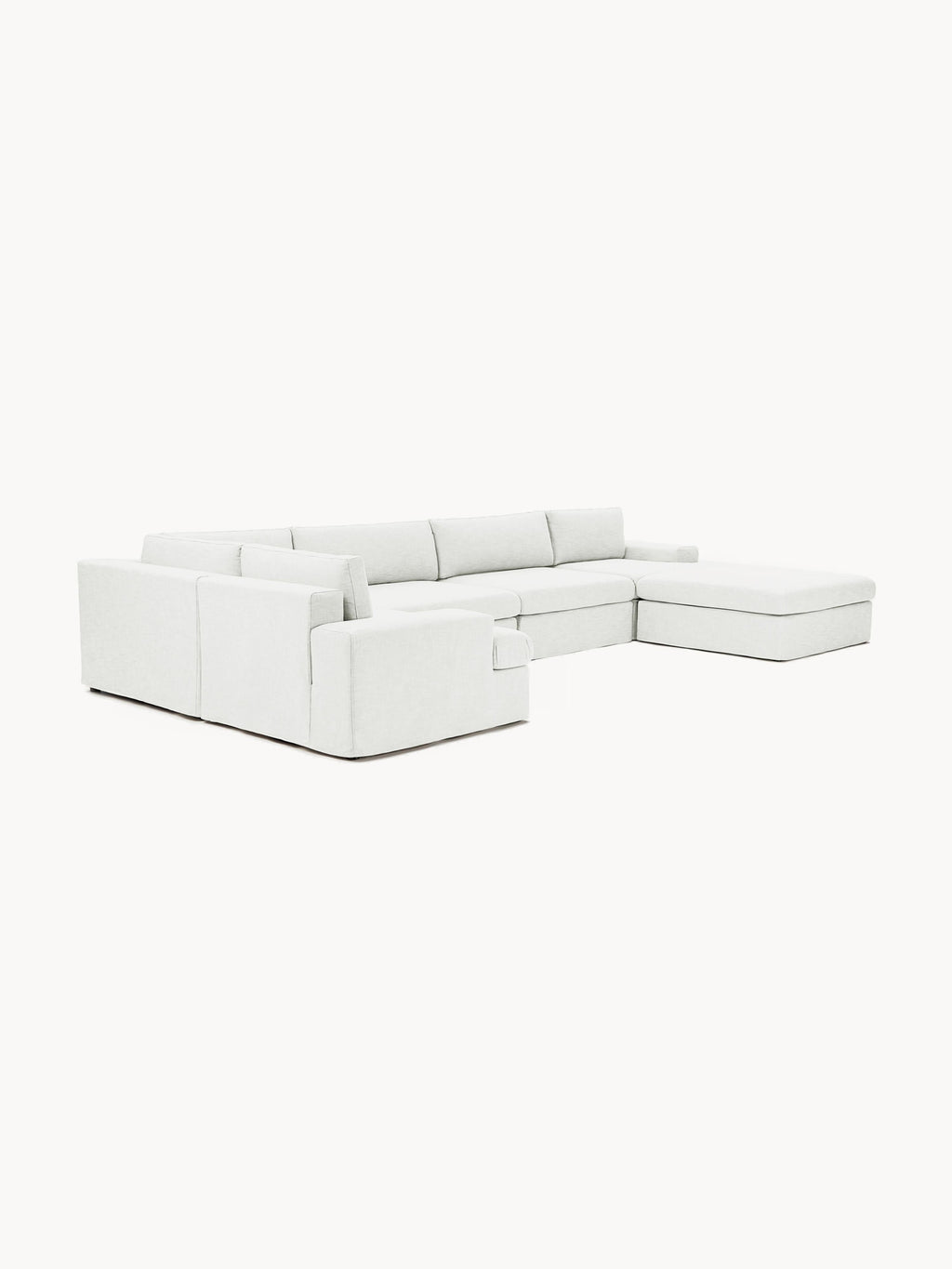 Galeriebild 1 - Modulares XL Sofa Russell mit abnehmbaren Bezügen