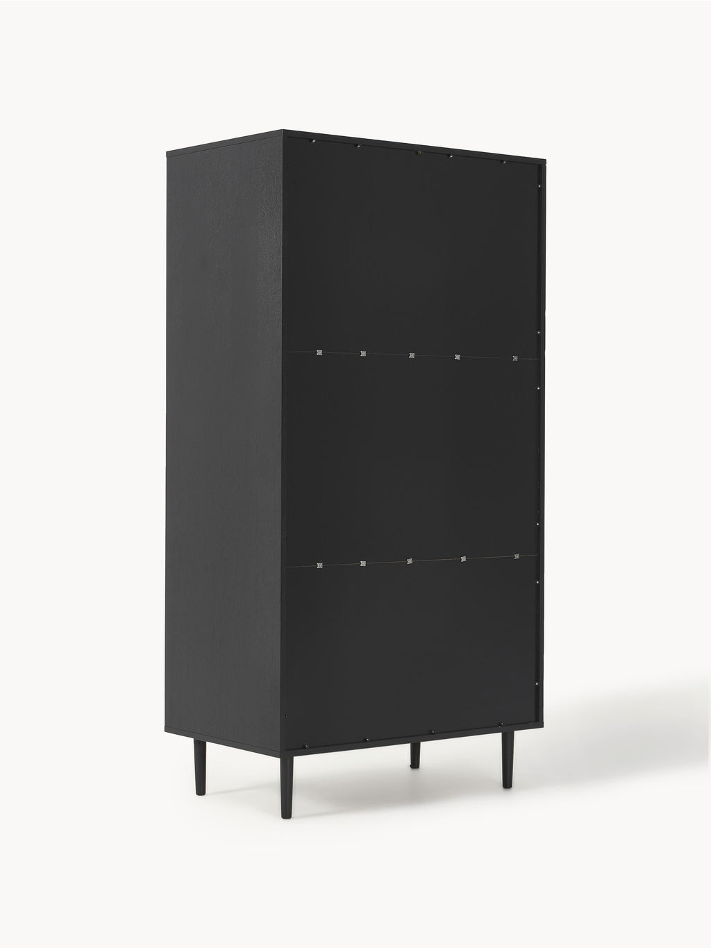 Kleiner Kleiderschrank Aries mit Wiener Geflecht, 2-türig