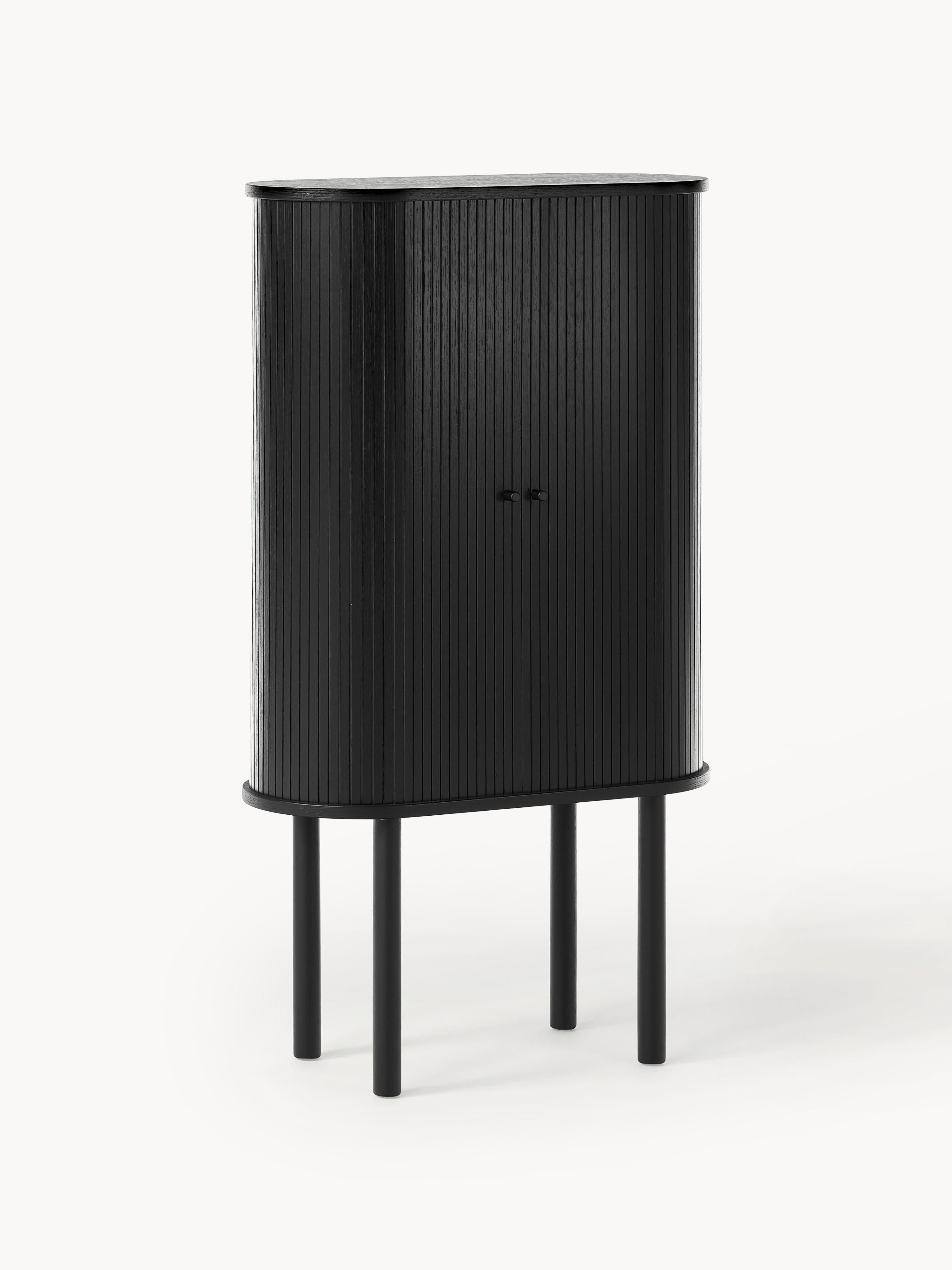 Galeriebild 1 - Highboard Calary mit geriffelter Front