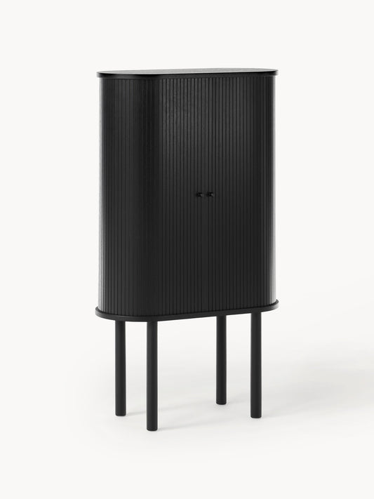 Galeriebild 1 - Highboard Calary mit geriffelter Front