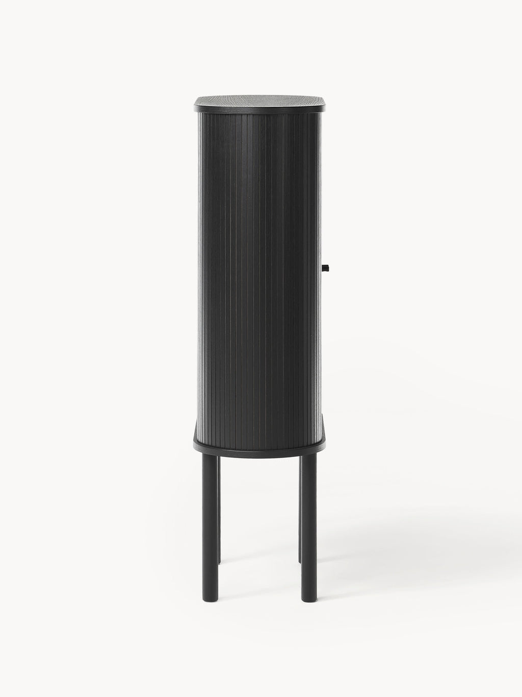 Highboard Calary mit geriffelter Front