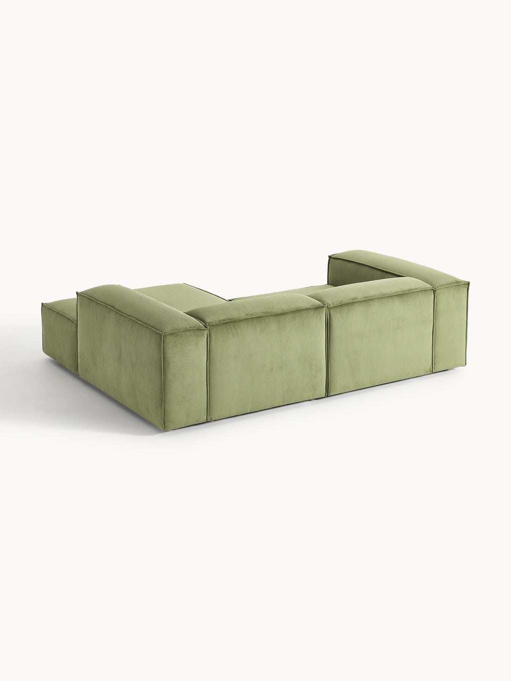 Modulares Ecksofa Lennon (2-Sitzer) aus Cord