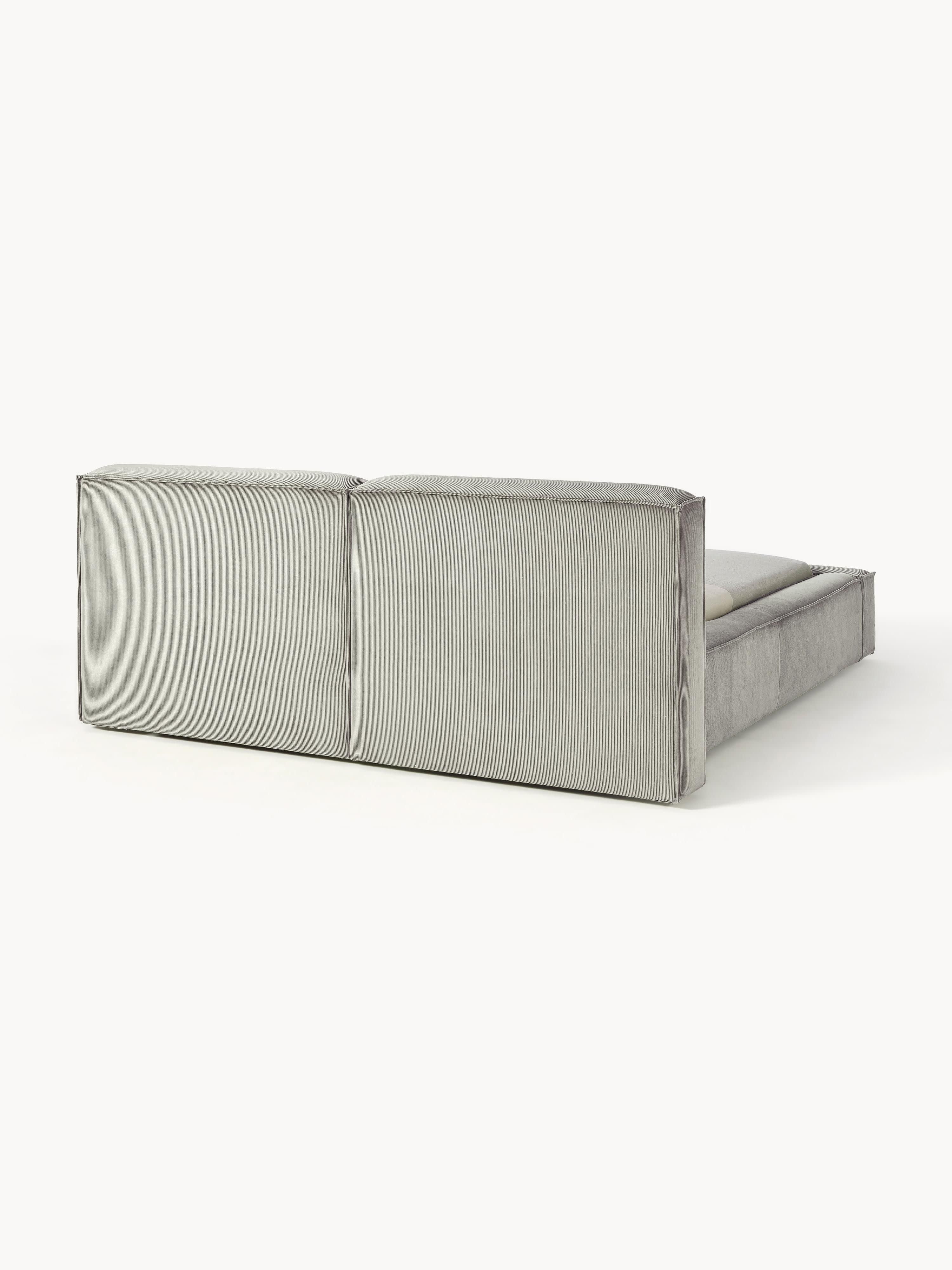 Polsterbett Lennon aus Cord