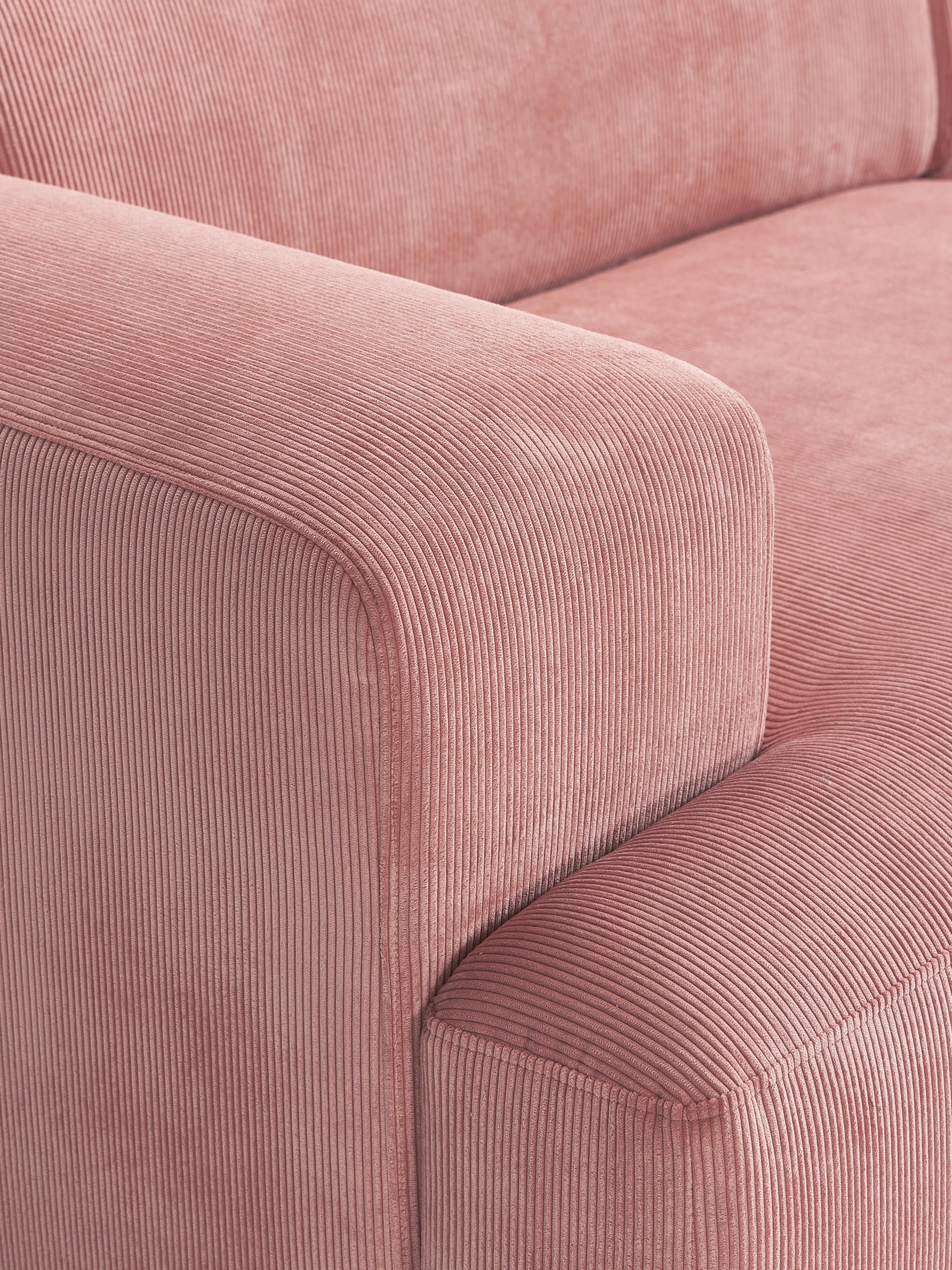 Cord-Ecksofa Melva (4-Sitzer)