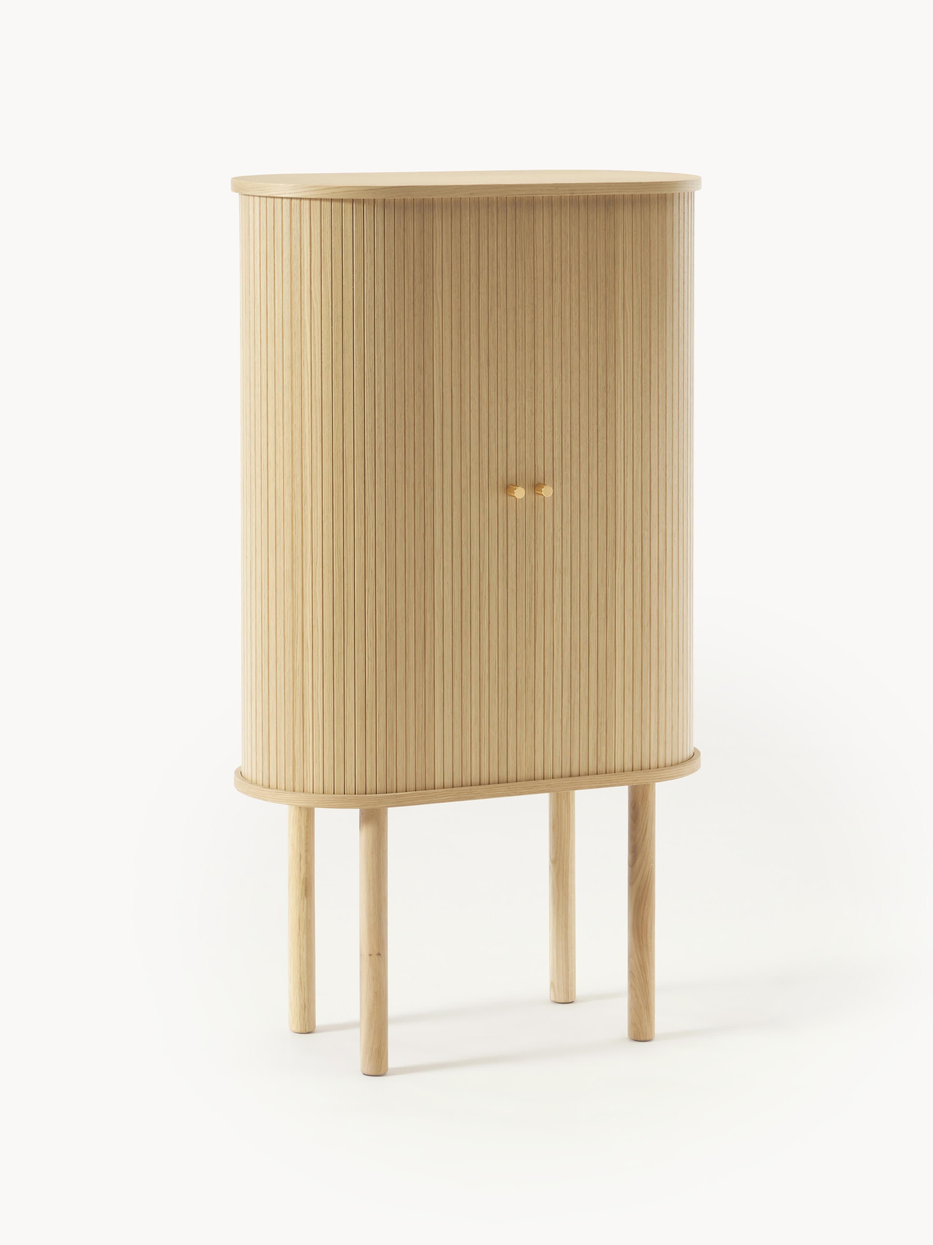 Galeriebild 1 - Highboard Calary mit geriffelter Front