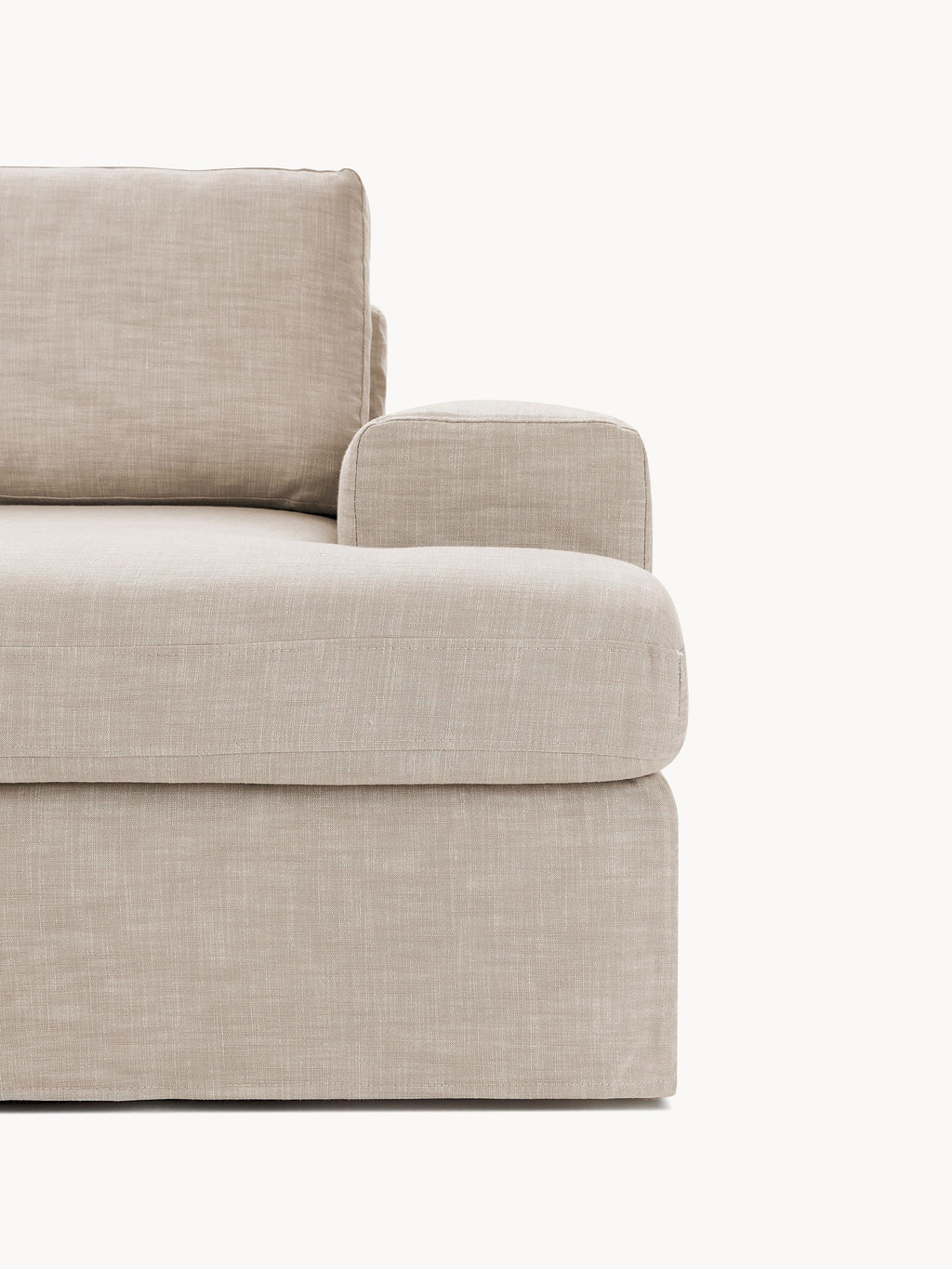 Modulares Sofa Russell (4-Sitzer) mit abnehmbaren Bezügen