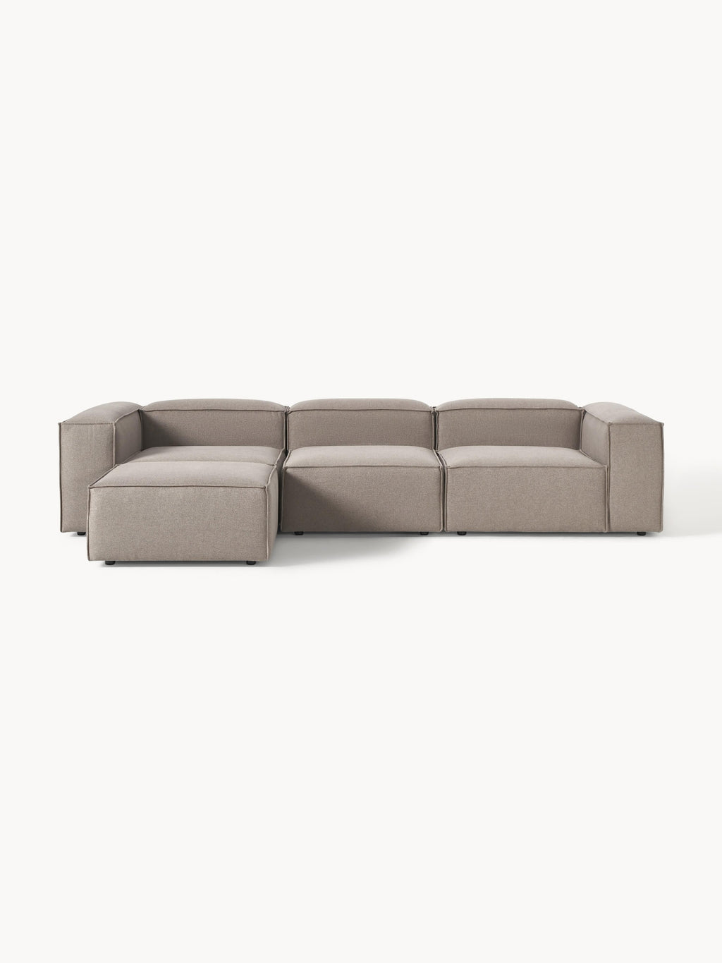 Modulares Sofa Lennon (4-Sitzer) mit Hocker (links/rechts)