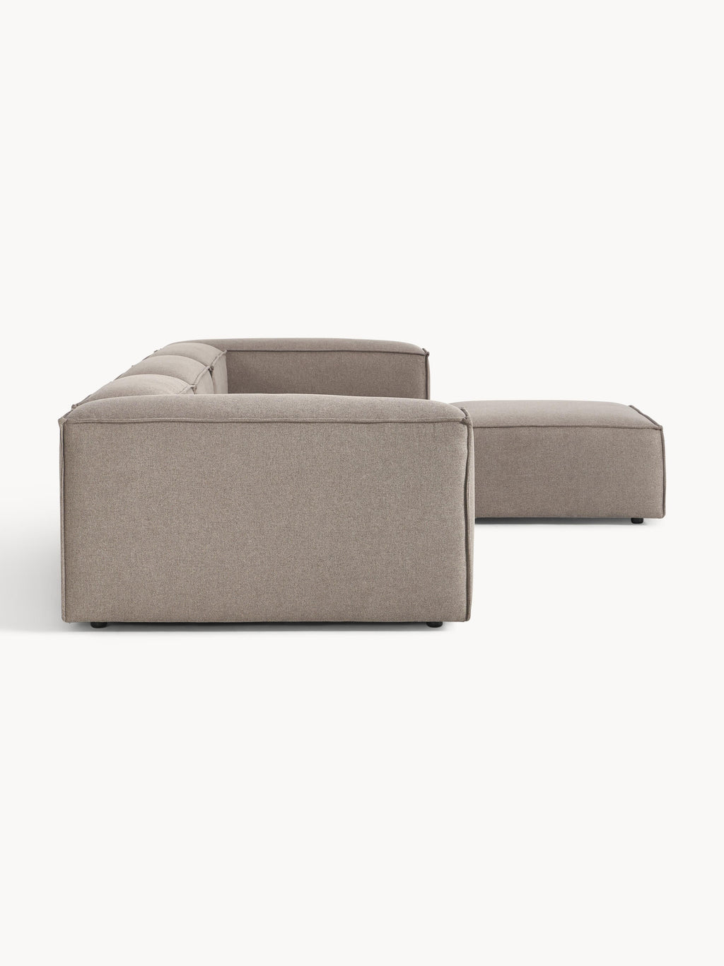 Modulares Sofa Lennon (4-Sitzer) mit Hocker (links/rechts)