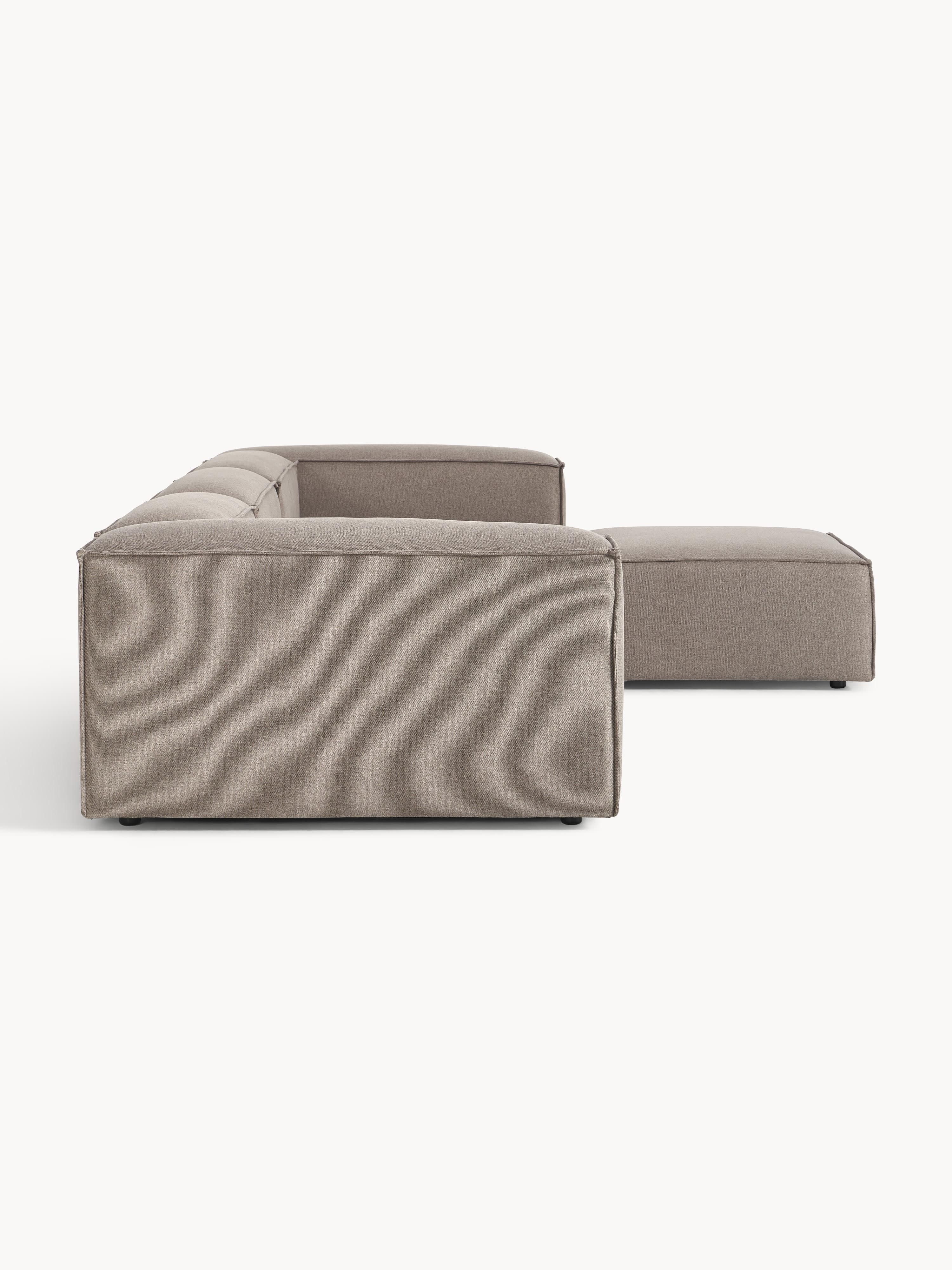Modulares Sofa Lennon (4-Sitzer) mit Hocker (links/rechts)