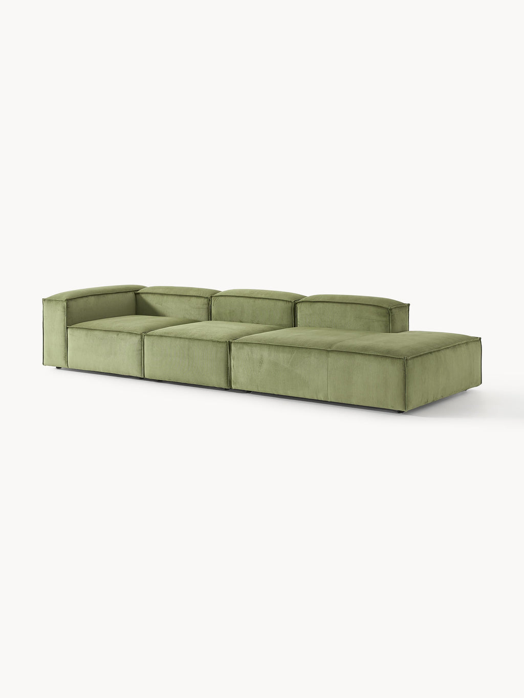 Modulare XL-Ottomane Lennon aus Cord