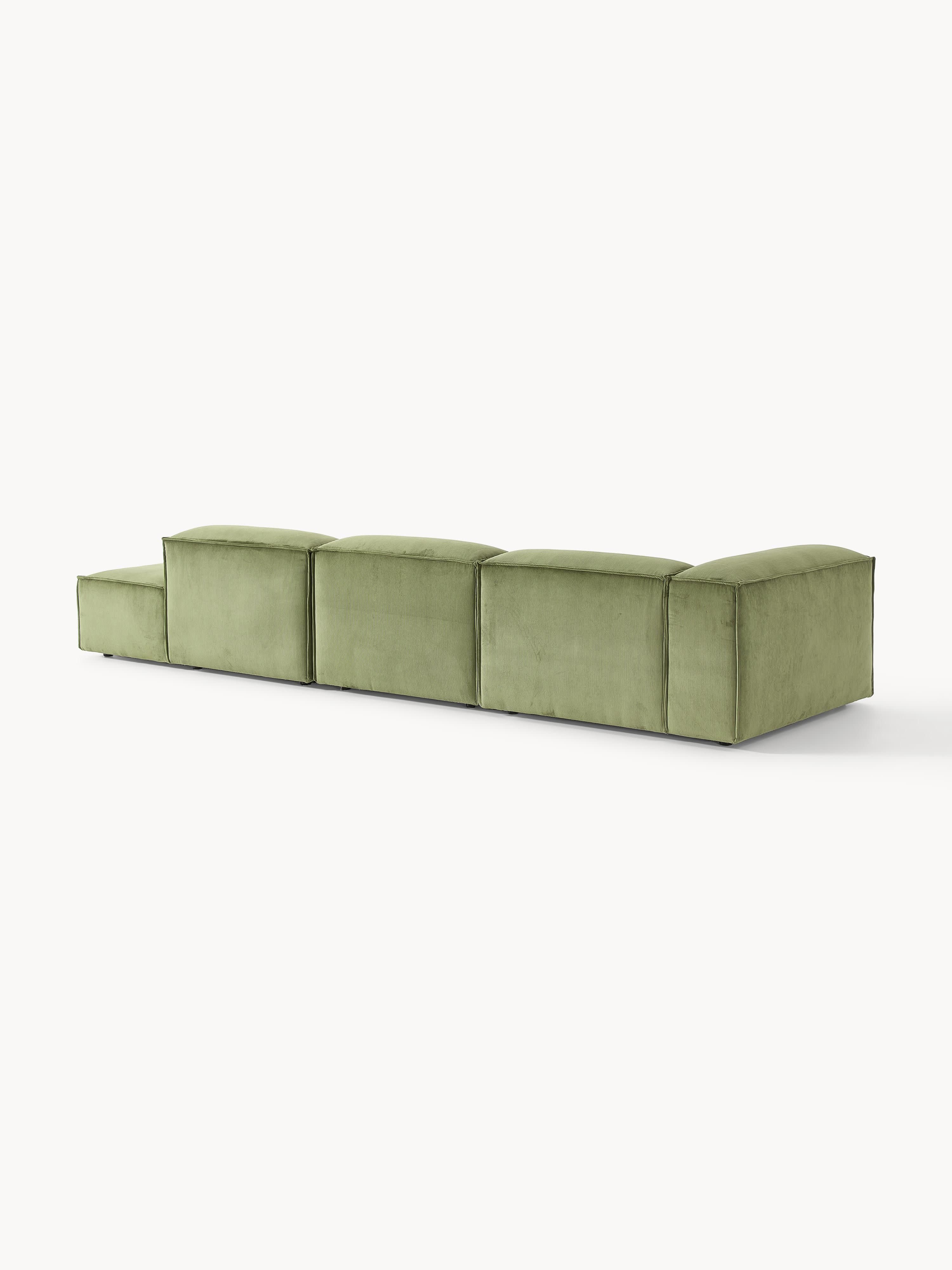 Modulare XL-Ottomane Lennon aus Cord