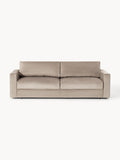 Galeriebild 1 - Samt-Schlafsofa Tasha (3-Sitzer) mit Stauraum