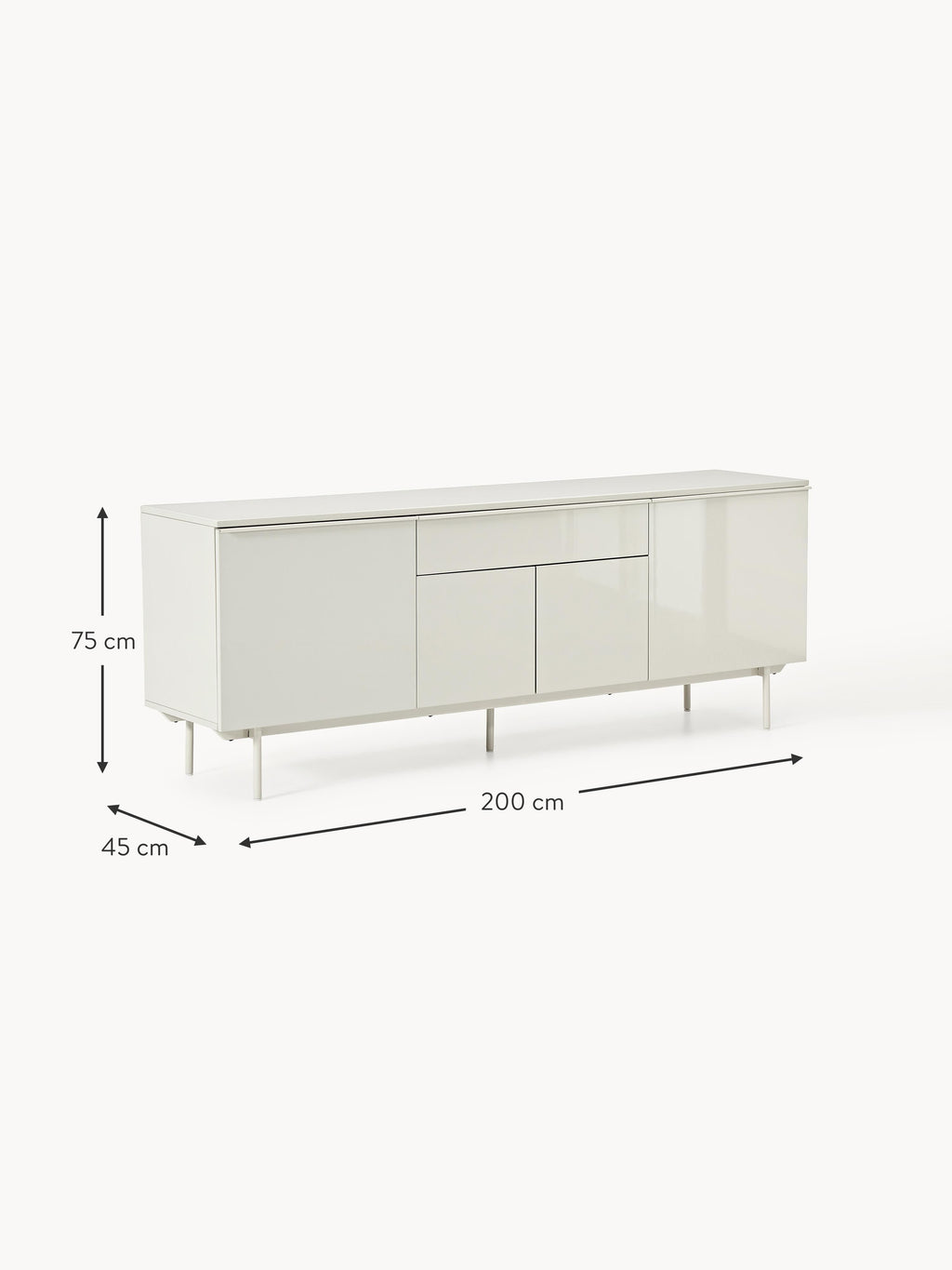 Holz-Sideboard Elona