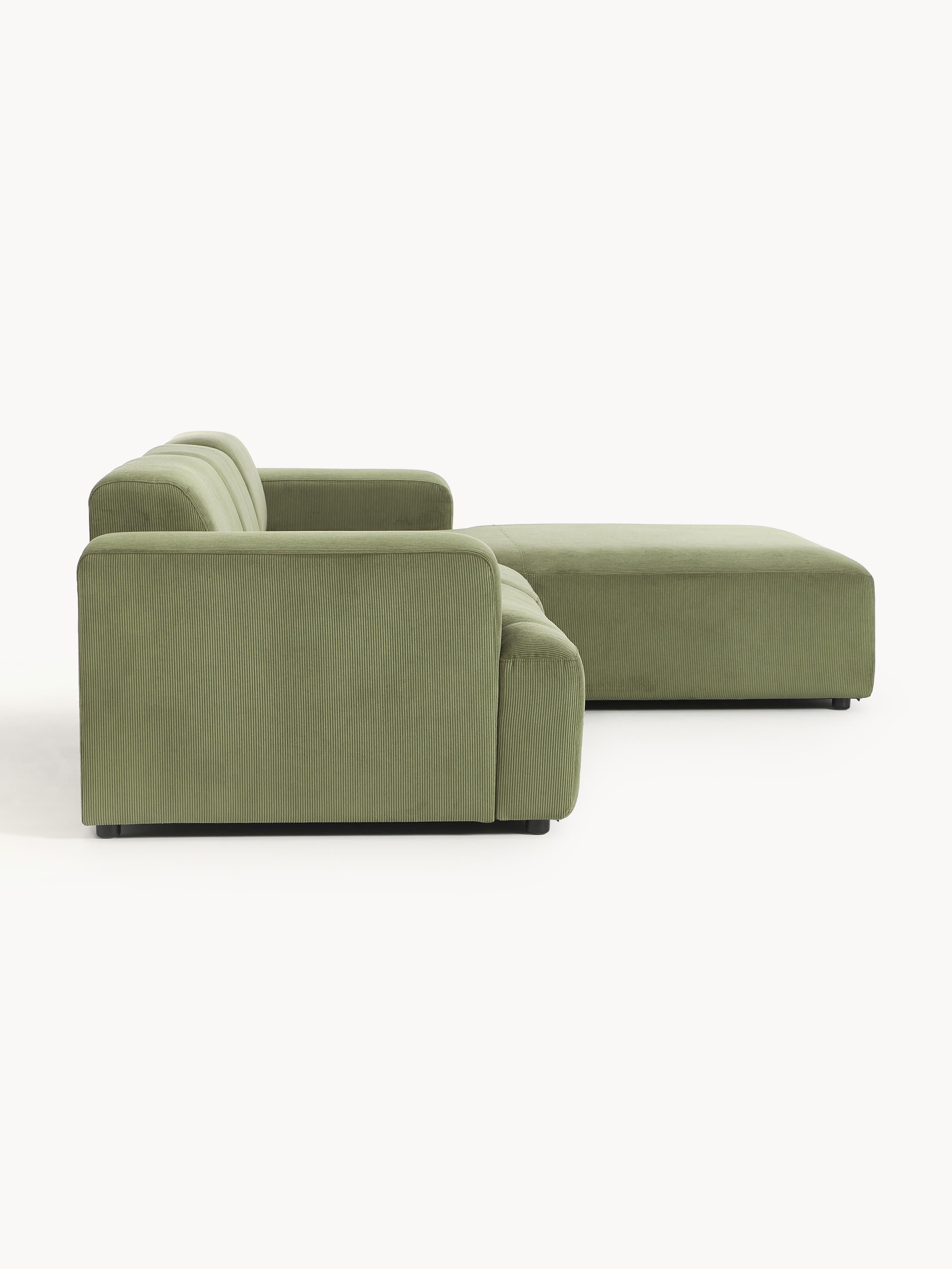 Cord-Ecksofa Melva (4-Sitzer)