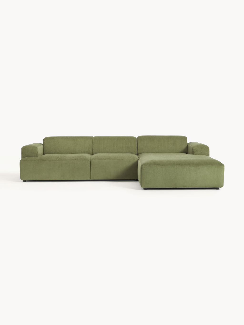 Galeriebild 1 - Cord-Ecksofa Melva (4-Sitzer)