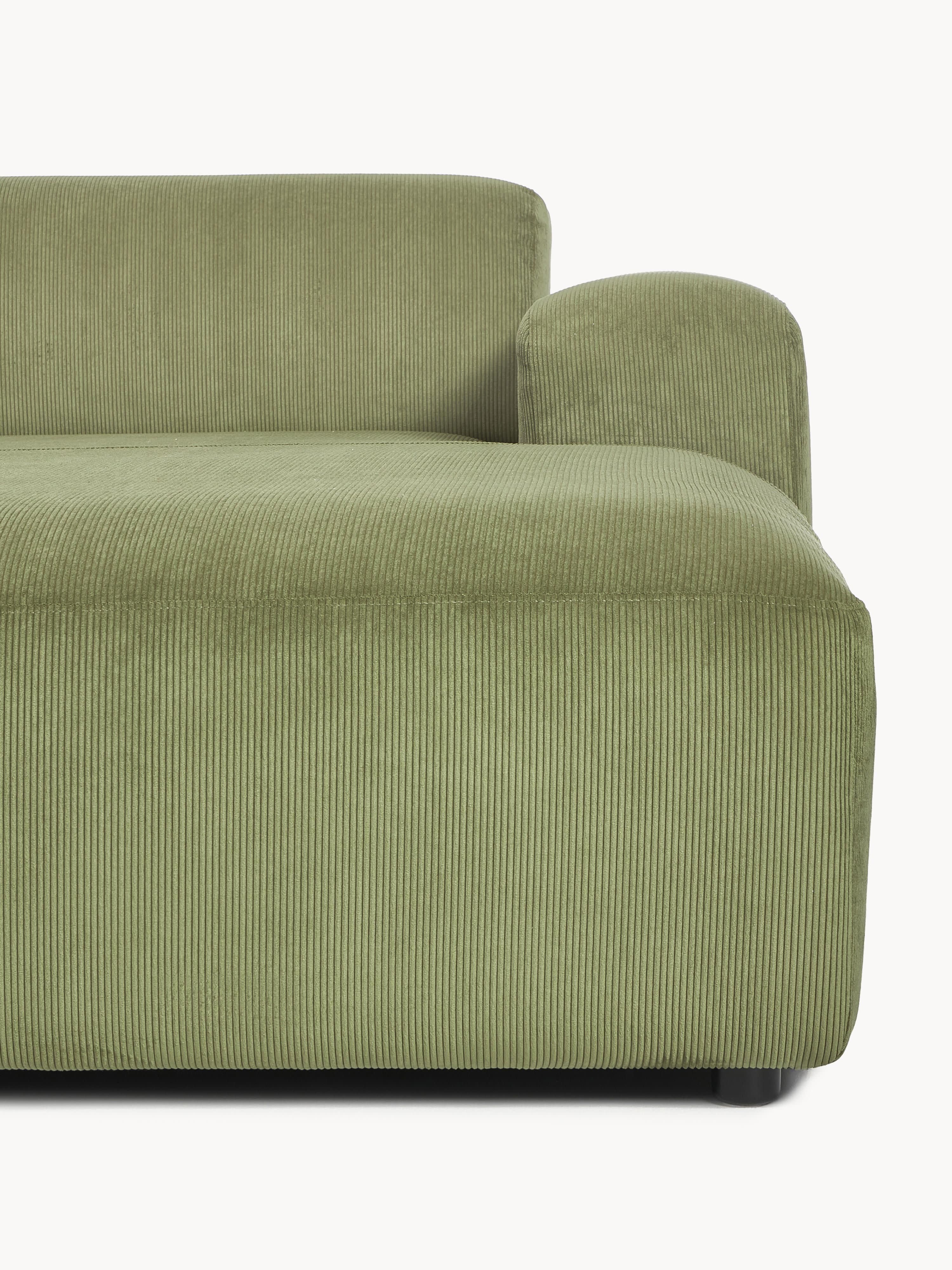 Cord-Ecksofa Melva (4-Sitzer)