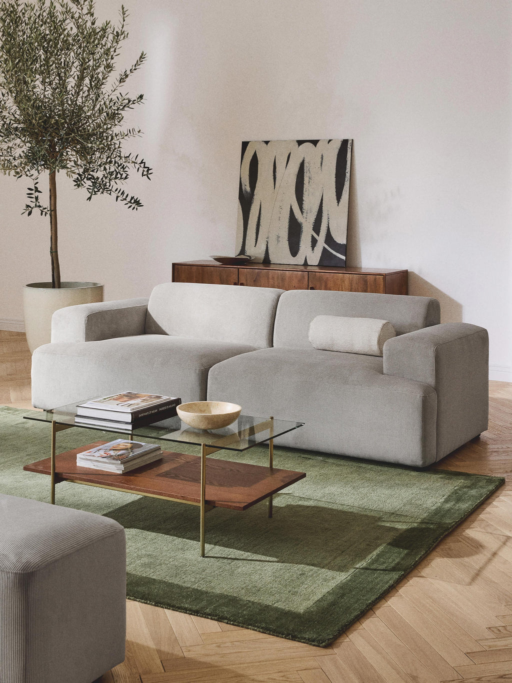 Cord-Sofa Melva (2-Sitzer)