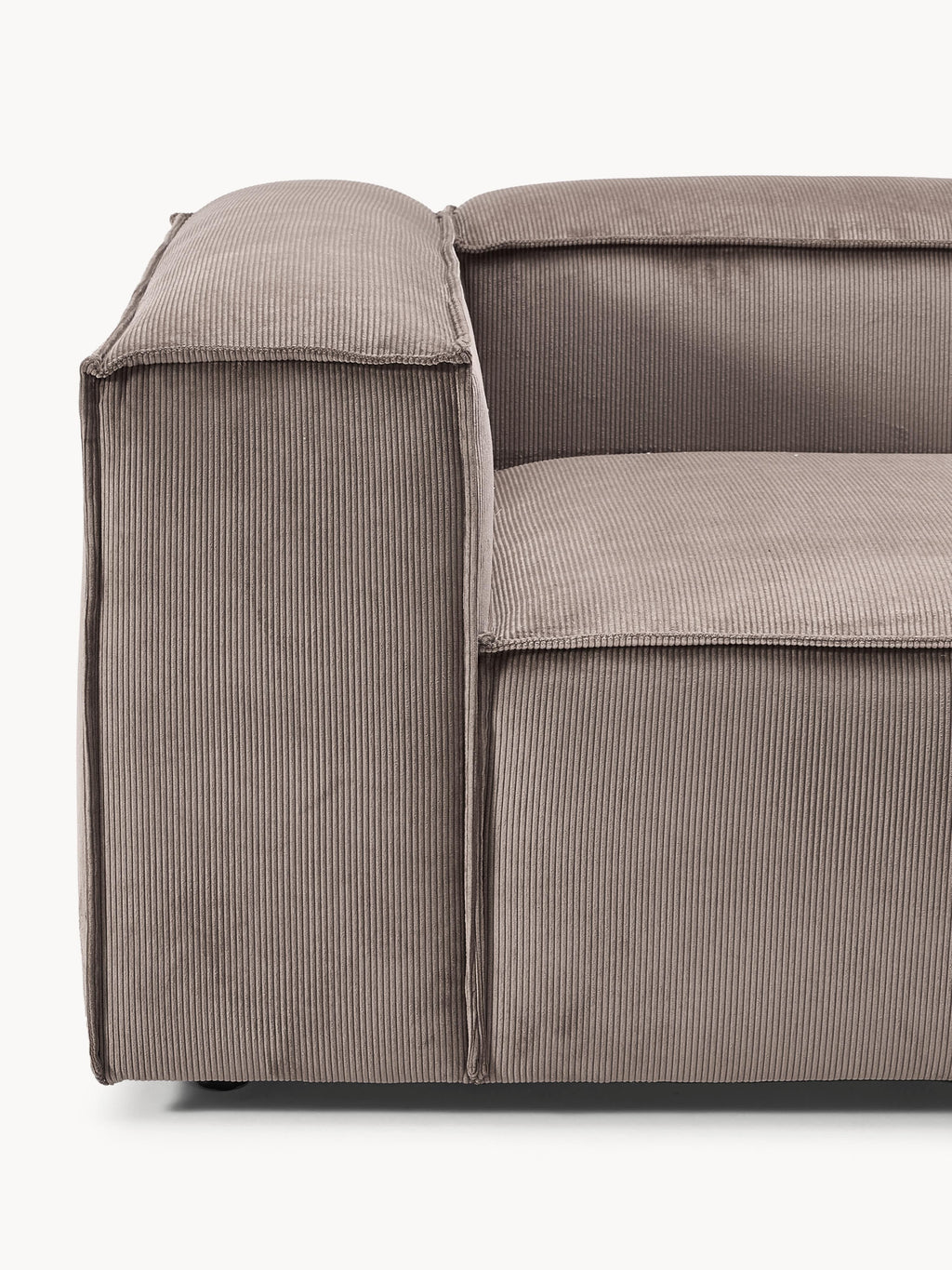 Modulare Ottomane Lennon aus Cord
