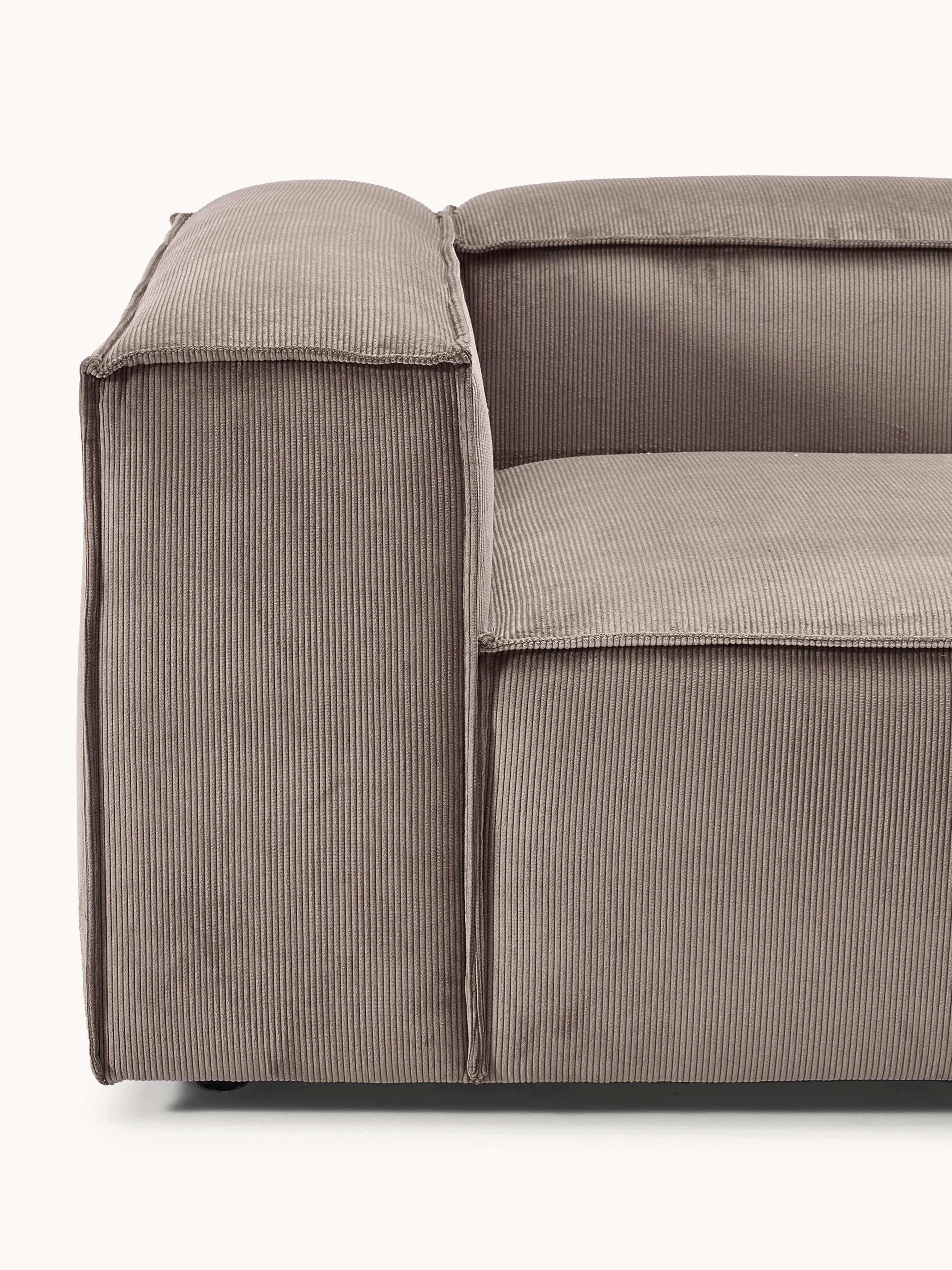 Modulare Ottomane Lennon aus Cord