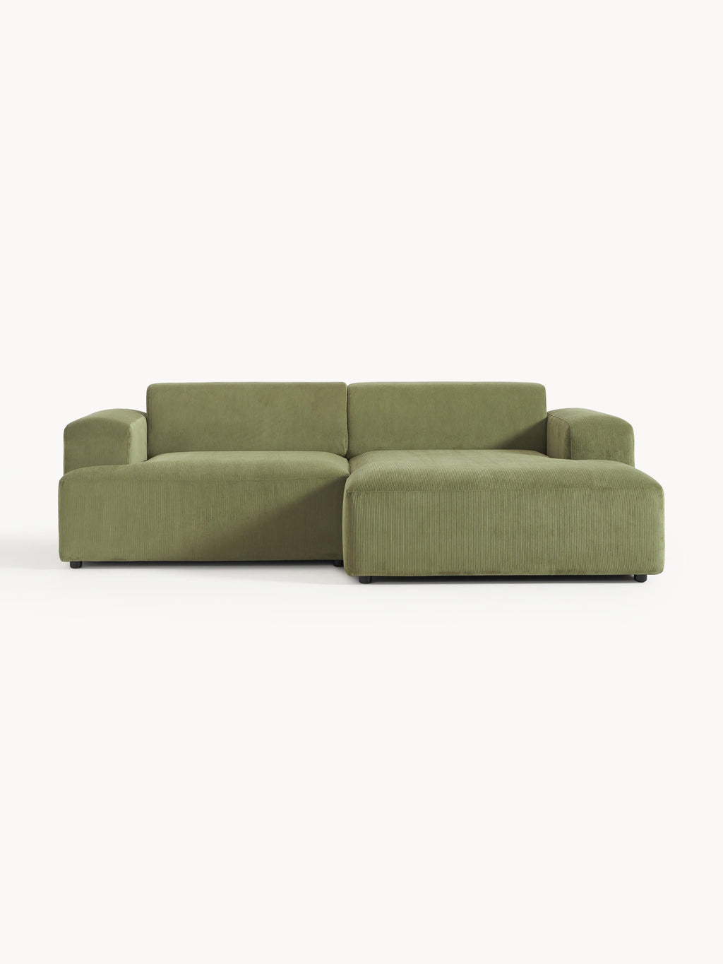 Galeriebild 1 - Cord-Ecksofa Melva (3-Sitzer)