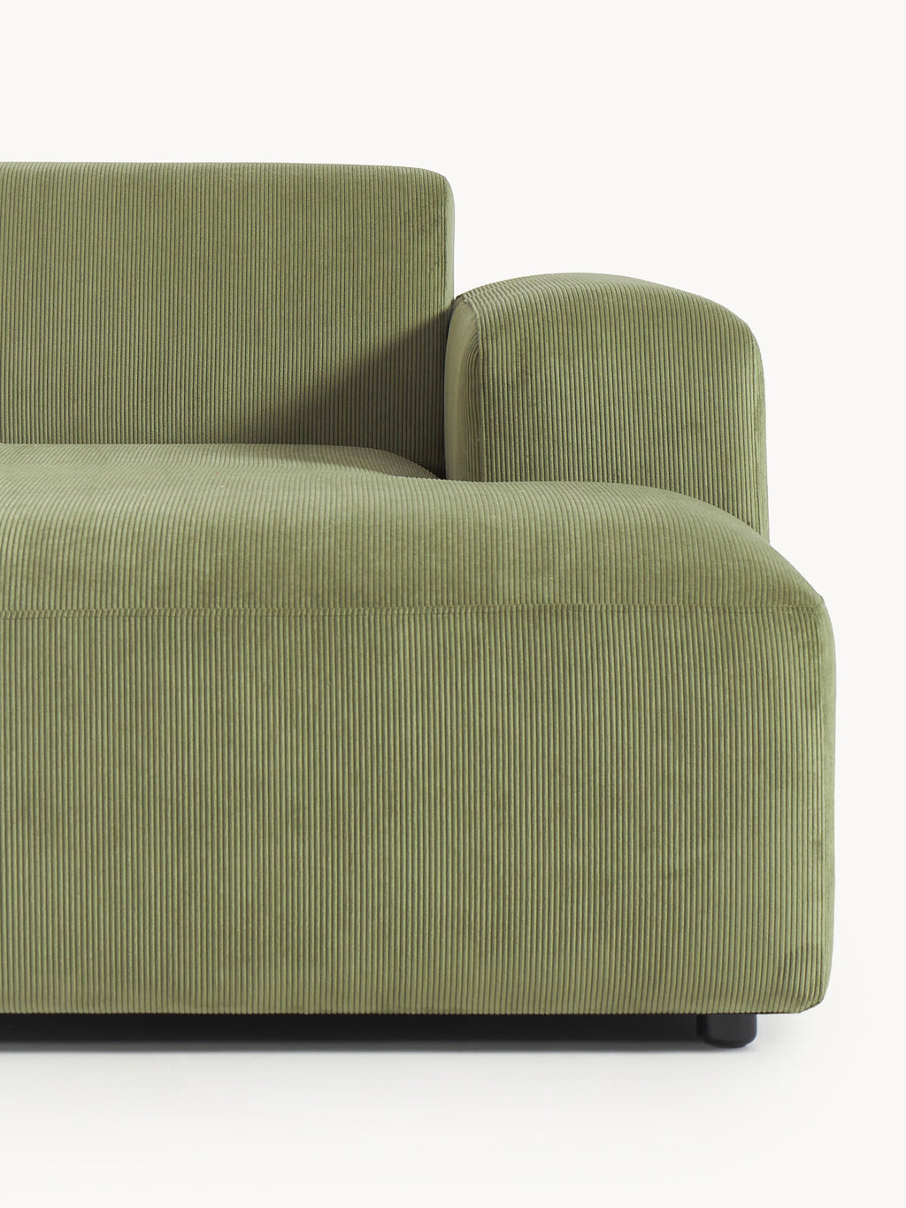 Cord-Ecksofa Melva (3-Sitzer)