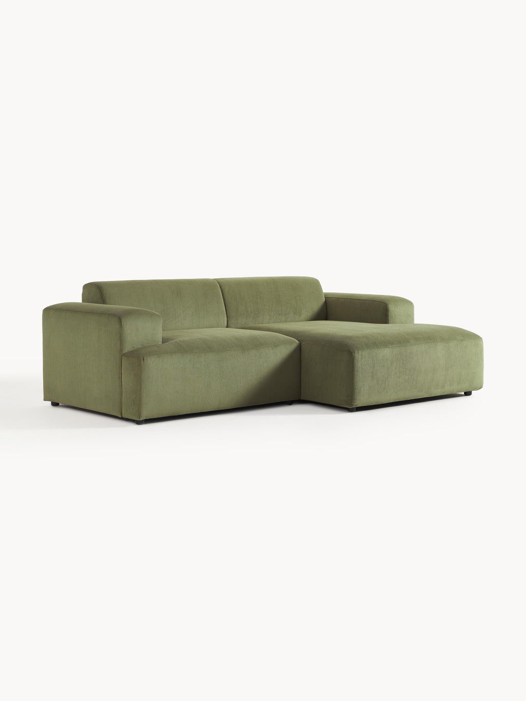 Cord-Ecksofa Melva (3-Sitzer)