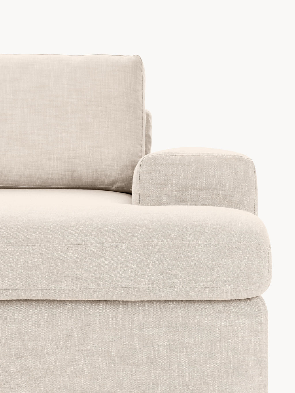 Modulares Sofa Russell (4-Sitzer) mit abnehmbaren Bezügen