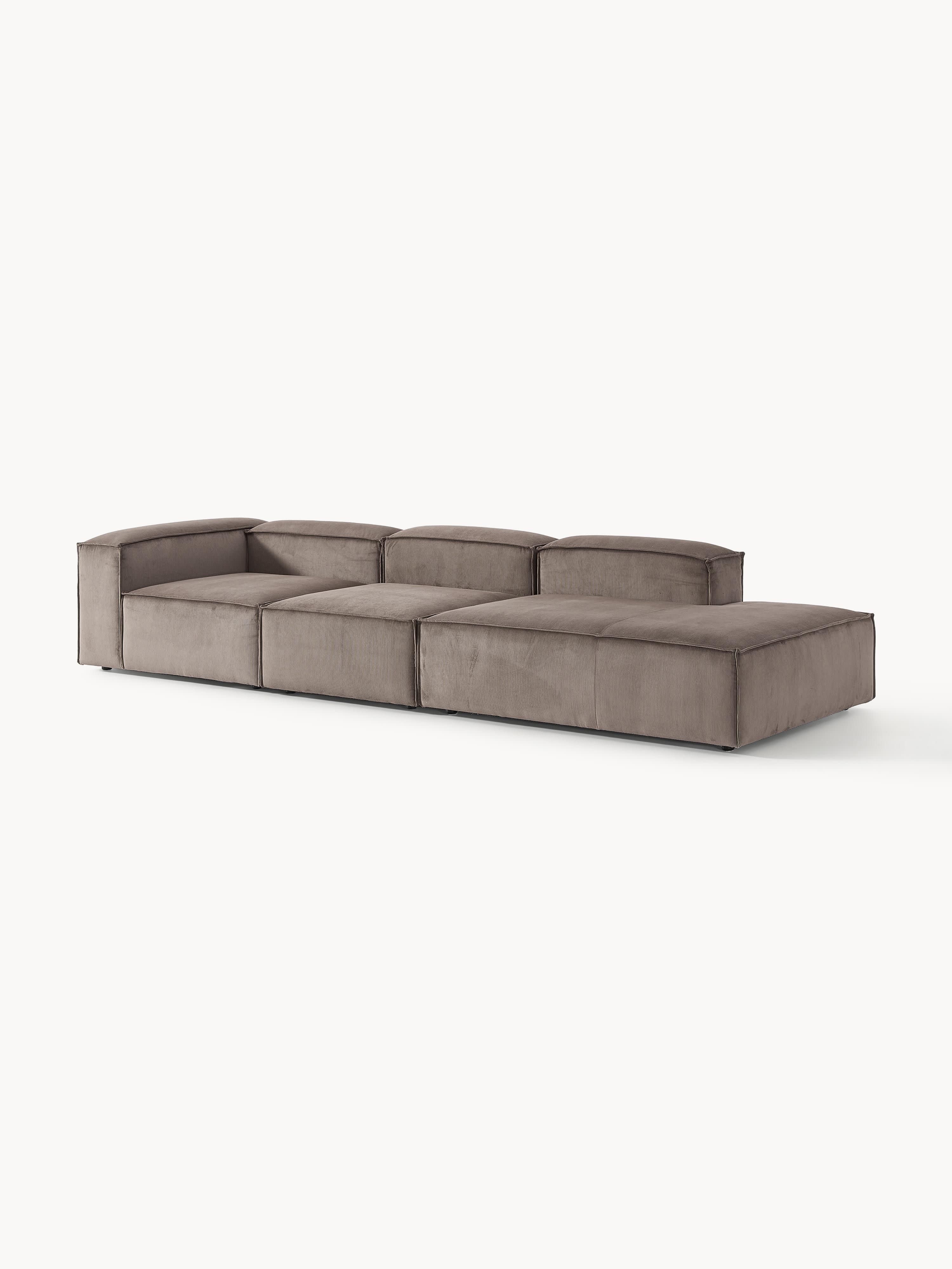 Modulare XL-Ottomane Lennon aus Cord