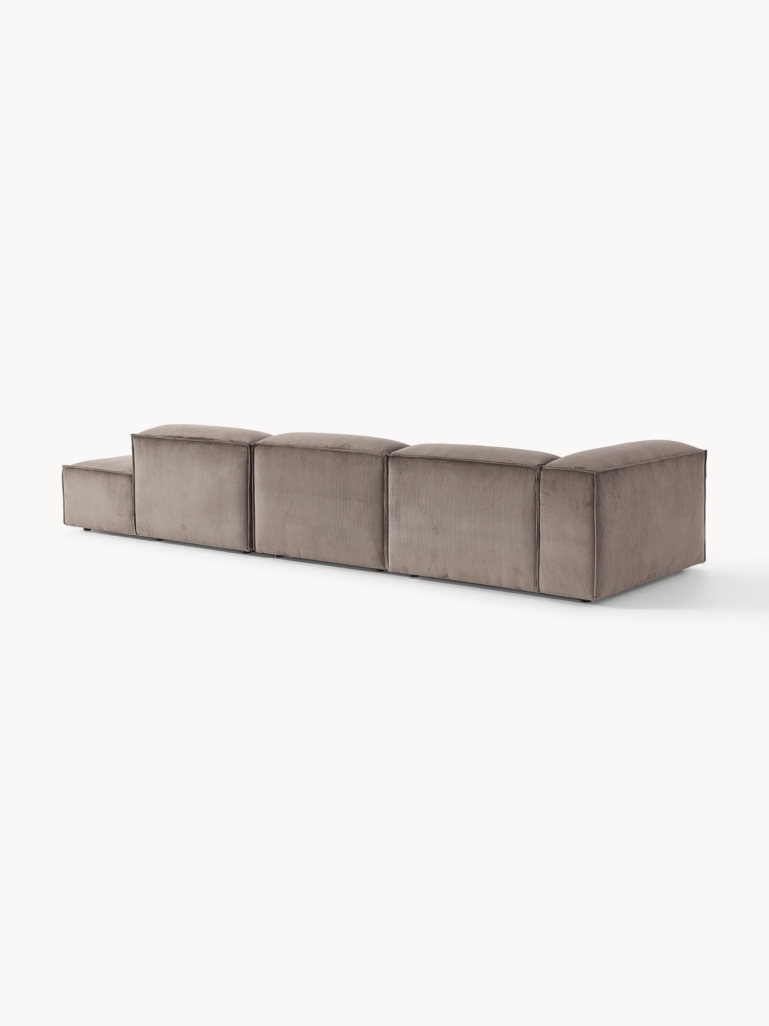 Modulare XL-Ottomane Lennon aus Cord