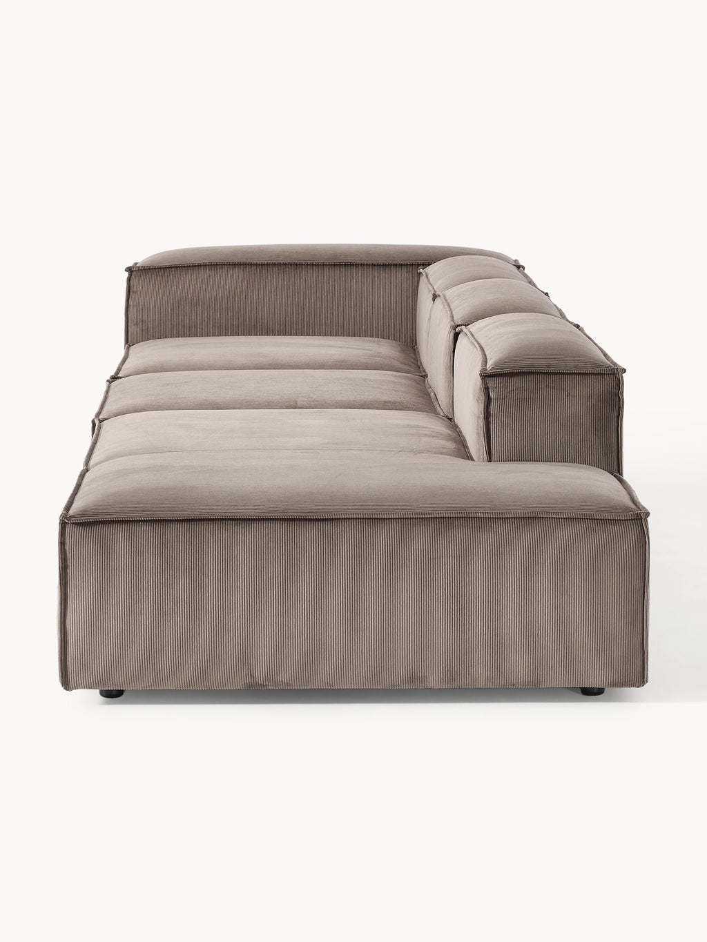 Modulare XL-Ottomane Lennon aus Cord