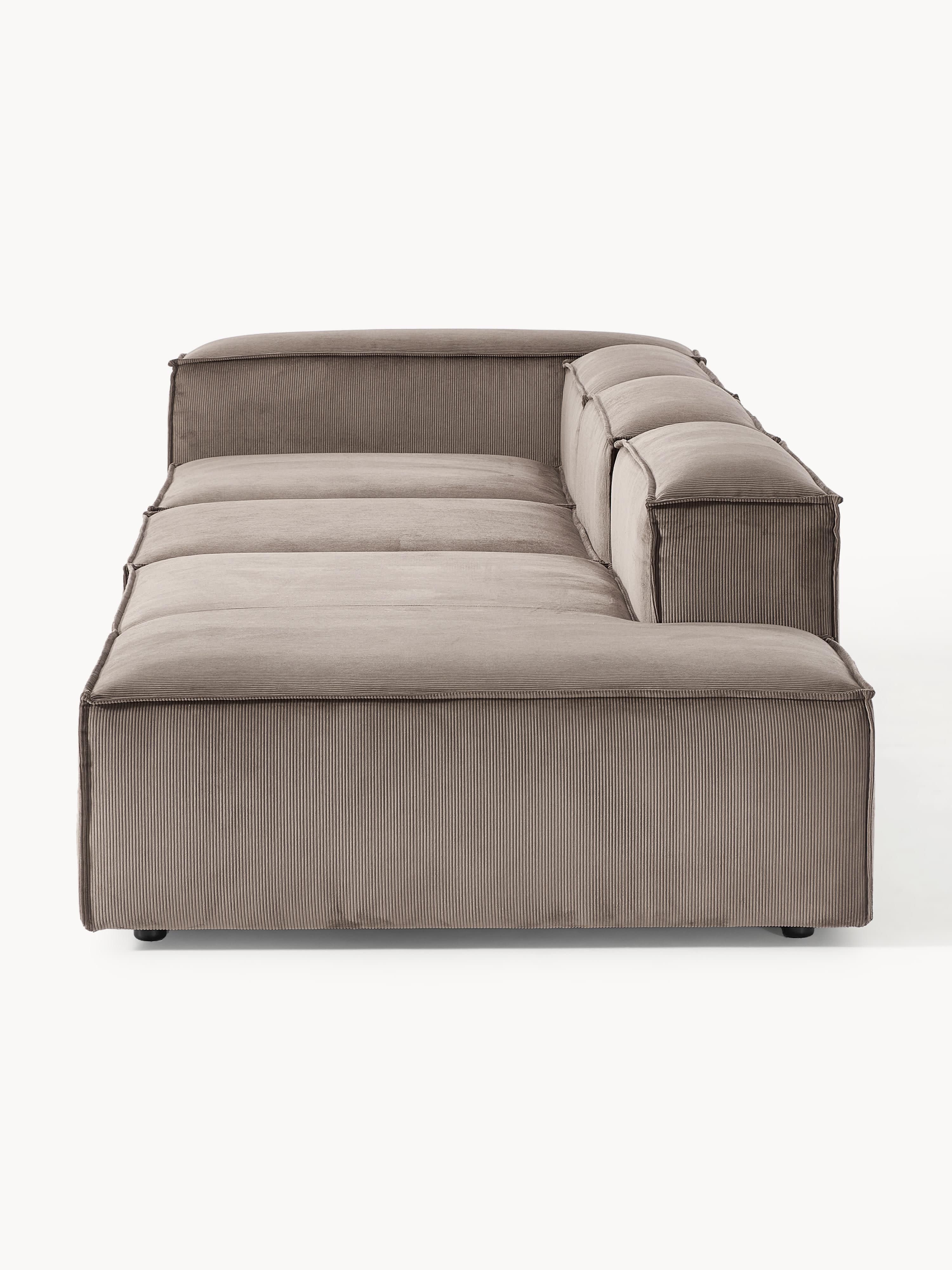 Modulare XL-Ottomane Lennon aus Cord