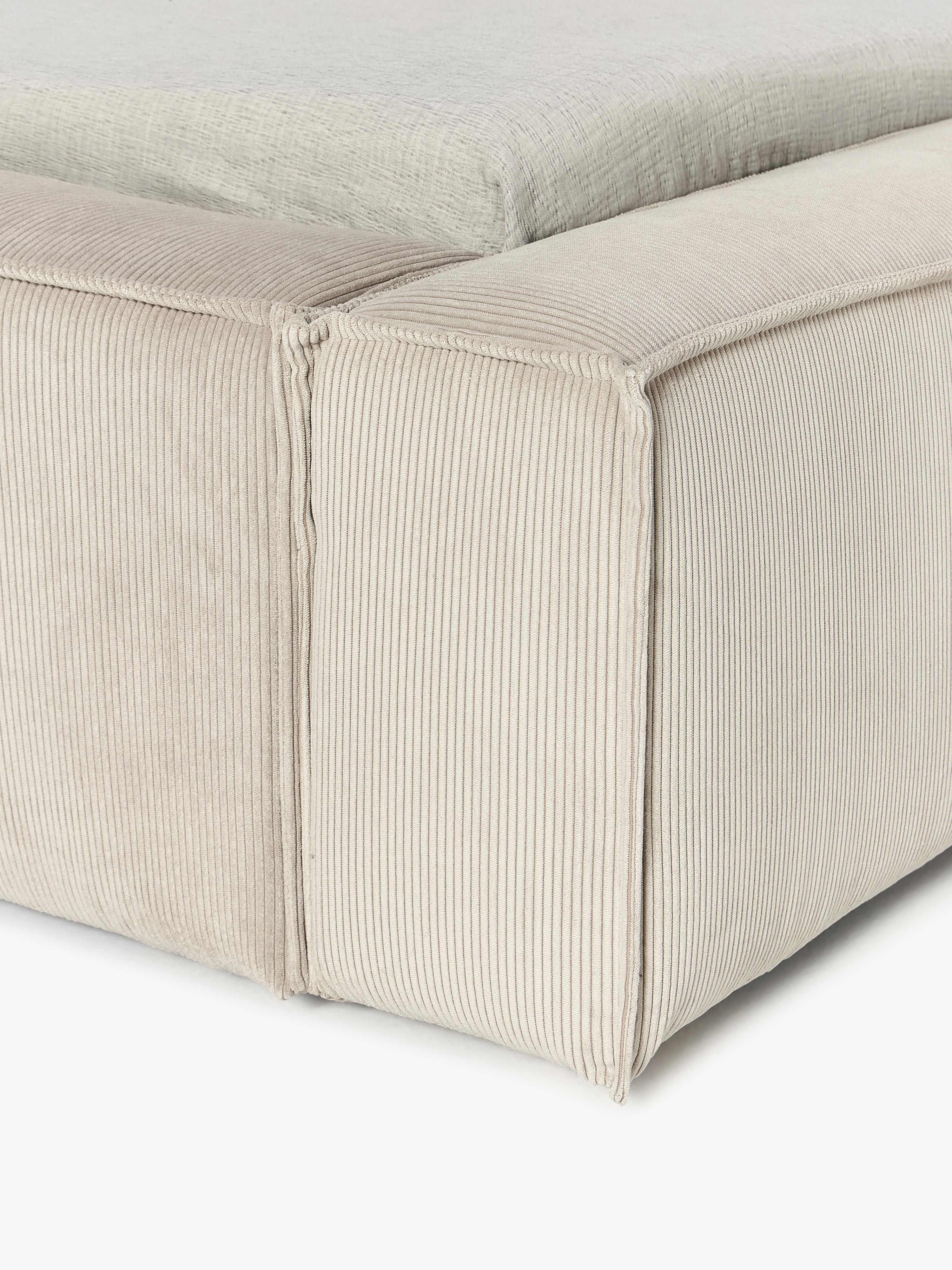 Polsterbett Lennon aus Cord