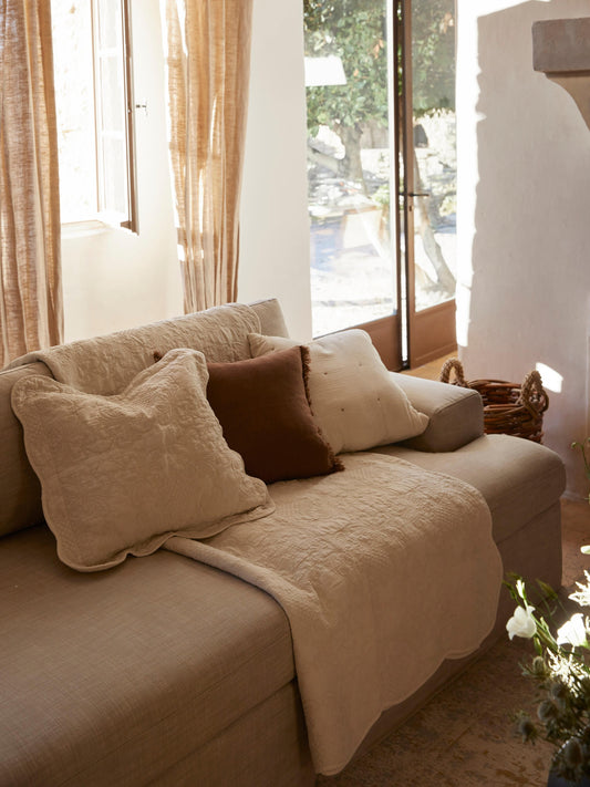 Modulares Sofa Russell (4-Sitzer) mit abnehmbaren Bezügen