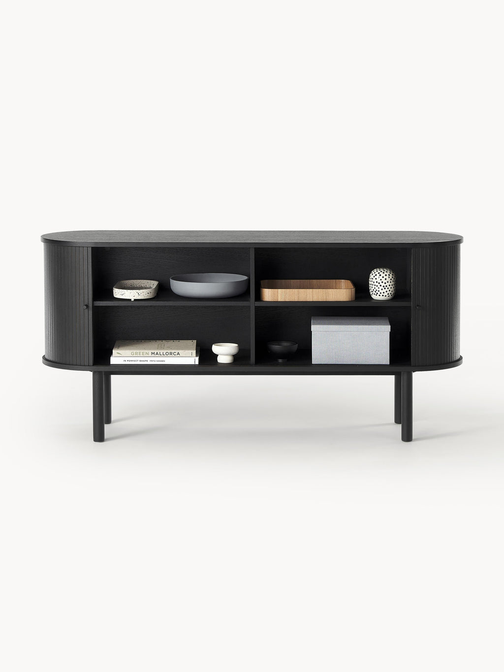 Sideboard Calary mit geriffelter Front