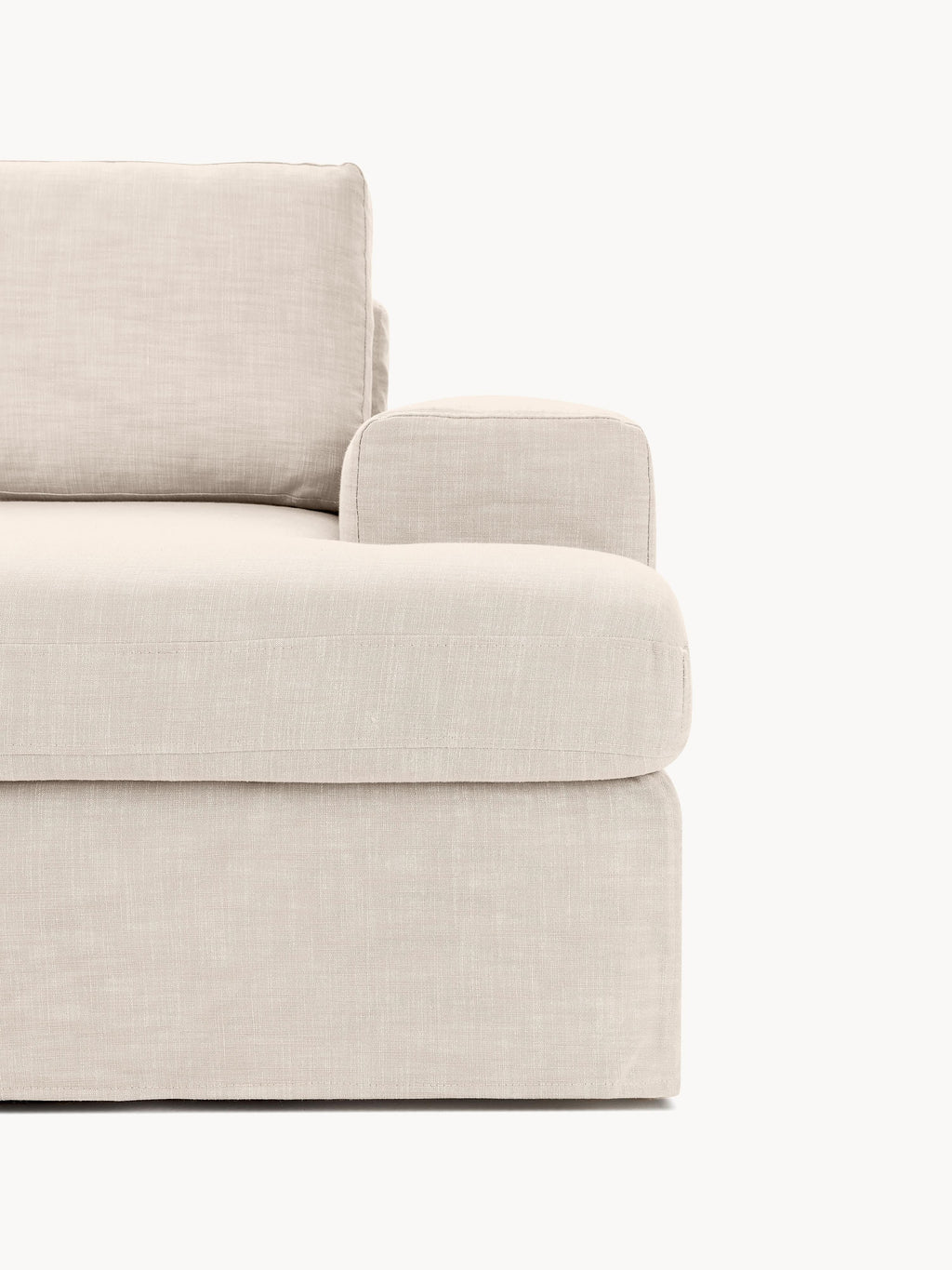 Modulares Sofa Russell (3-Sitzer) mit abnehmbaren Bezügen