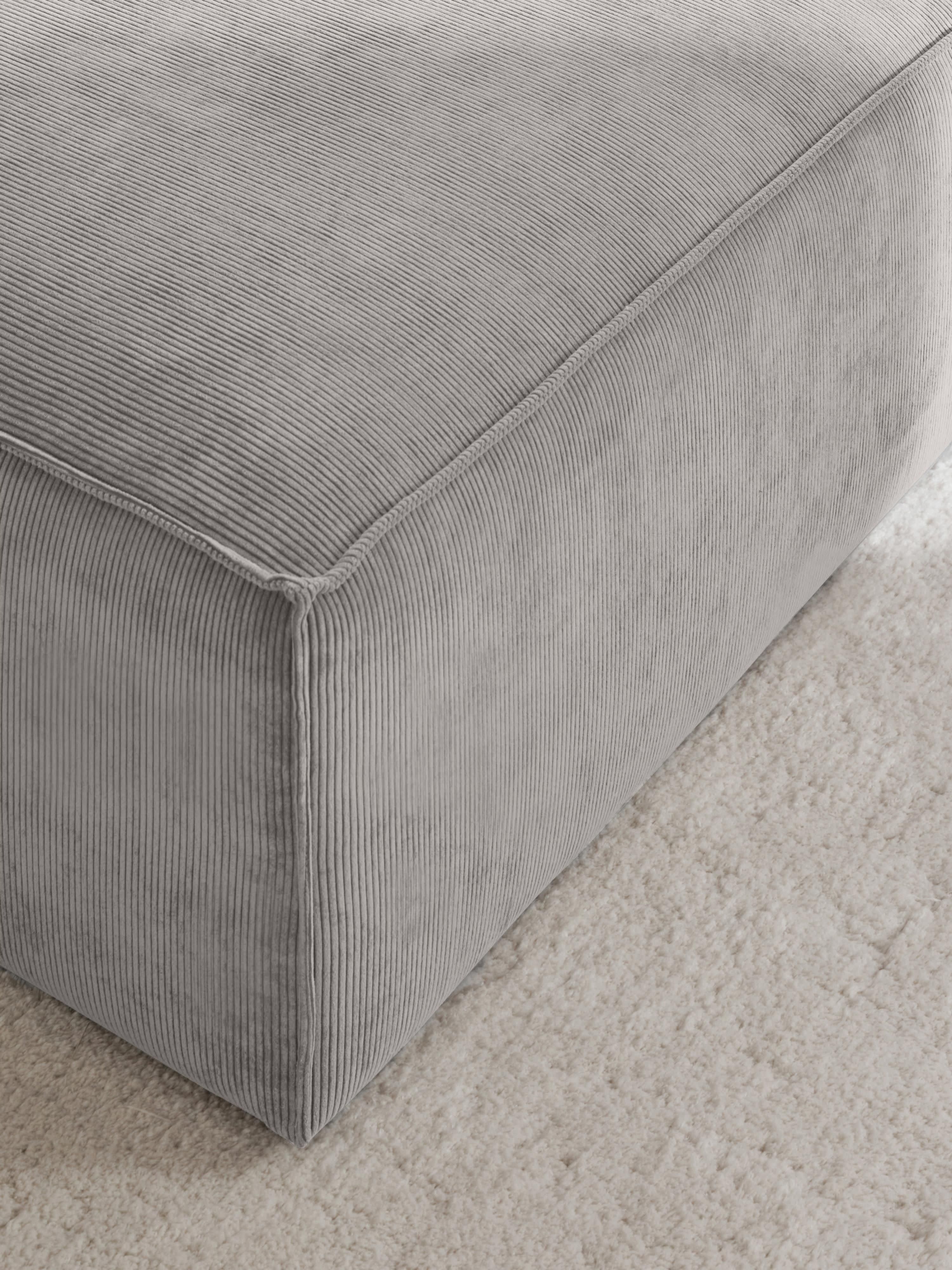 Sofa-Hocker Lennon aus Cord